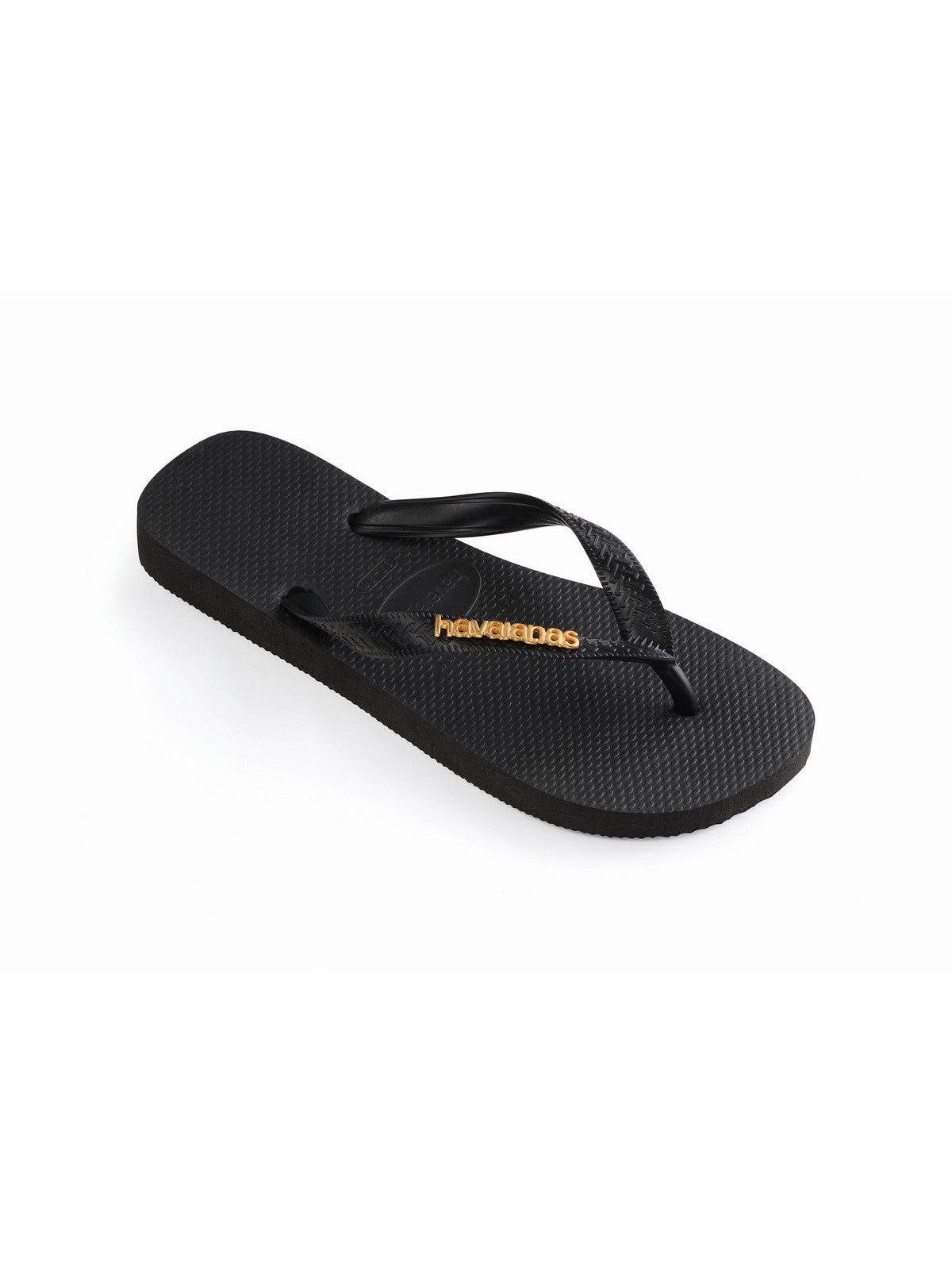 HAVAIANAS Infradito Donna Hav. Logo metallic 4127244.1069 Nero gioboutiqueweb