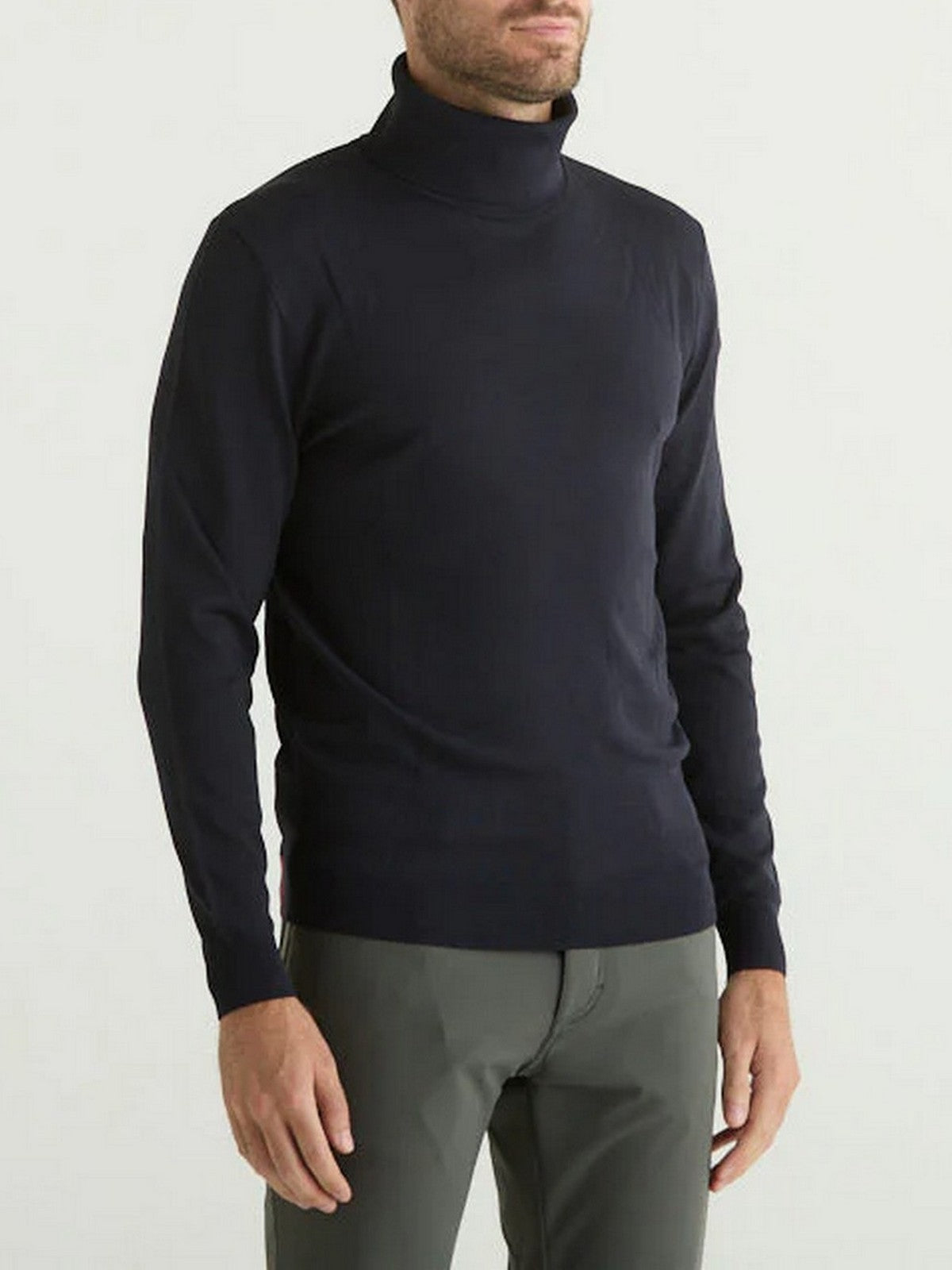RRD Maglione dolcevita Uomo MAXELL TURTLENECK KNIT W25159 60 60 BLUE BLACK