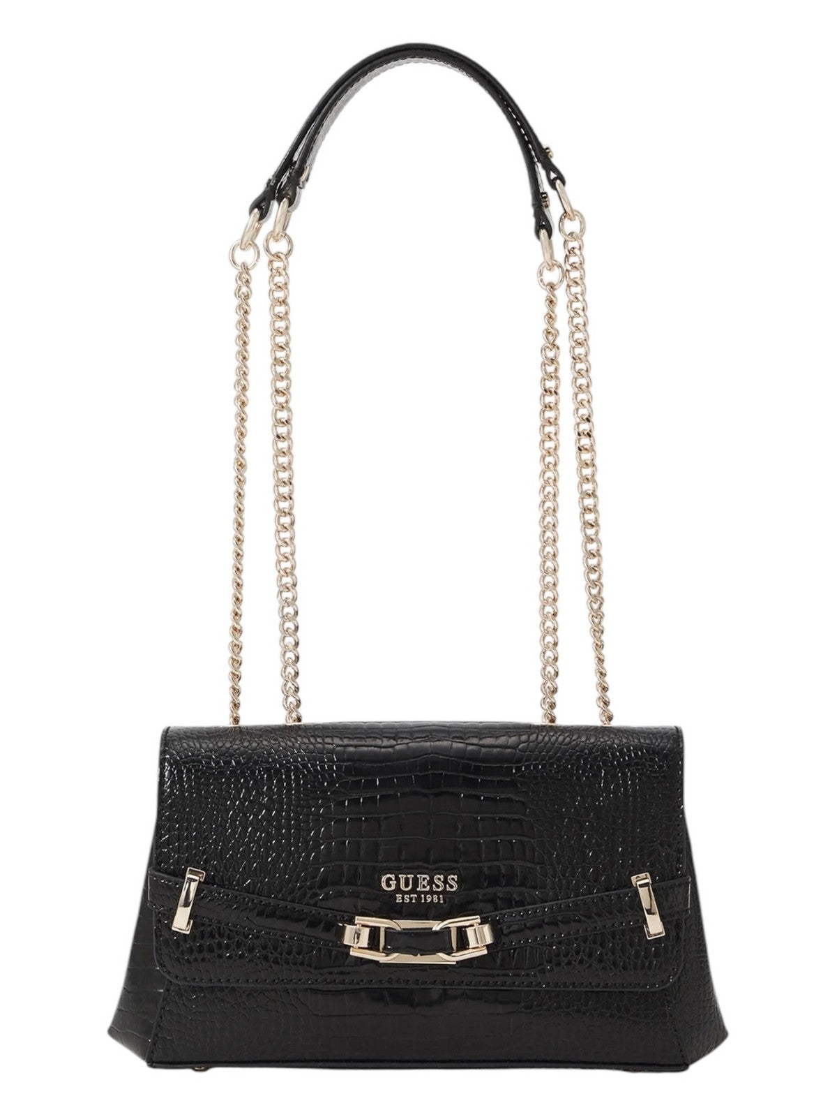 GUESS Borsa Donna SILVYE CONVERTIBLE XBODY FLAP HWCG95 27210 BLA Nero gioboutiqueweb