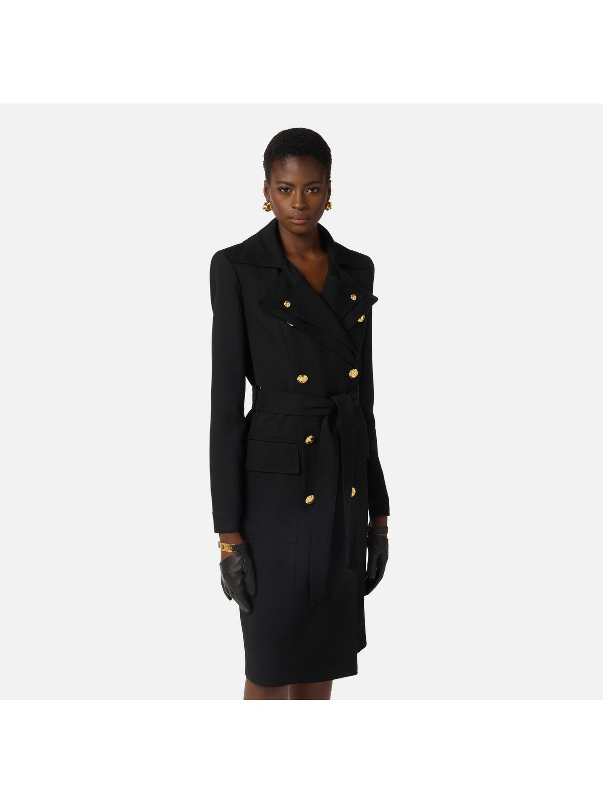 ELISABETTA FRANCHI Trench Donna SP00561E2 110 NERO S