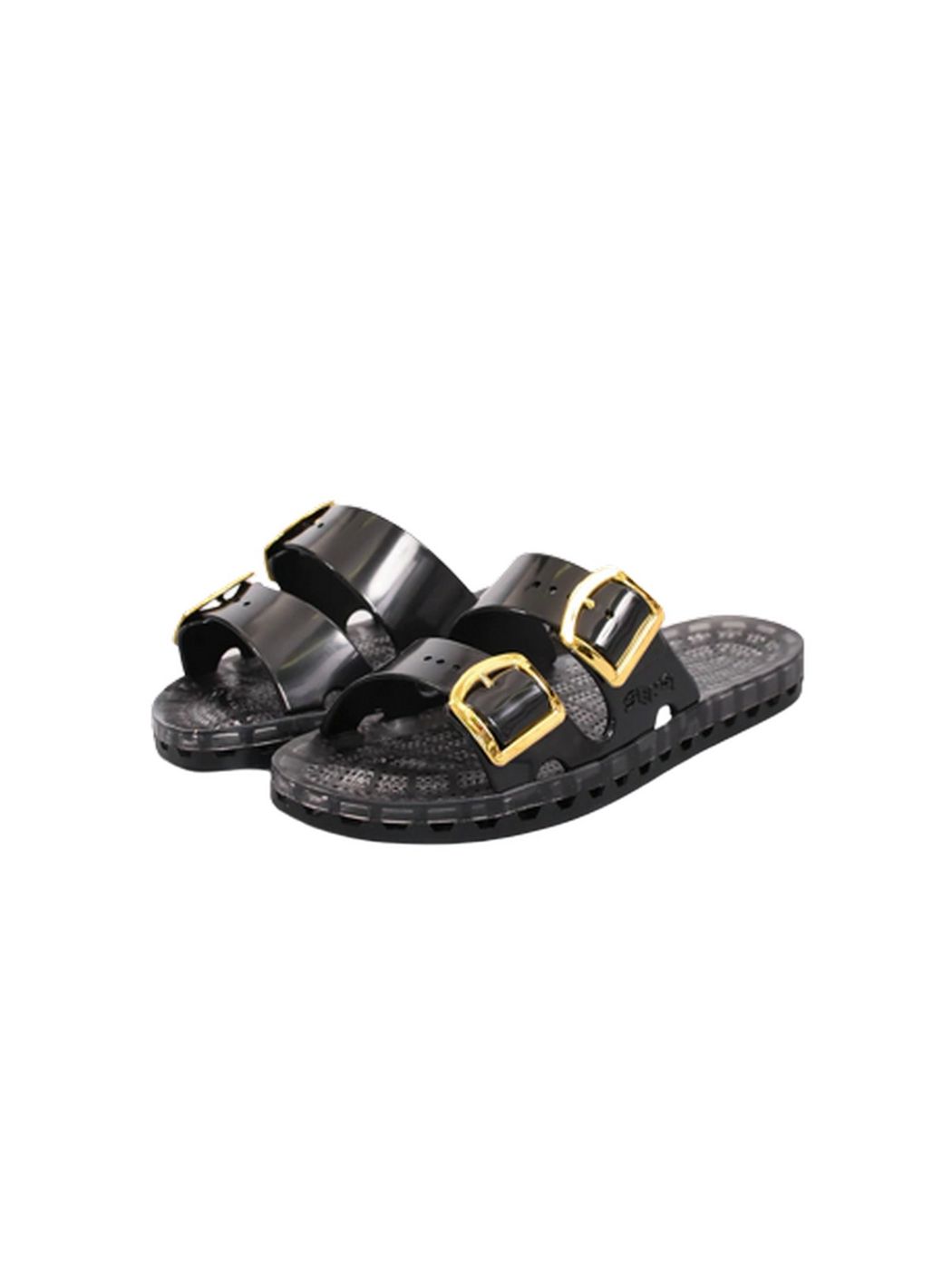 SENSI Ciabatta Donna La jolla flamingo 4151/FL 001 Nero gioboutiqueweb