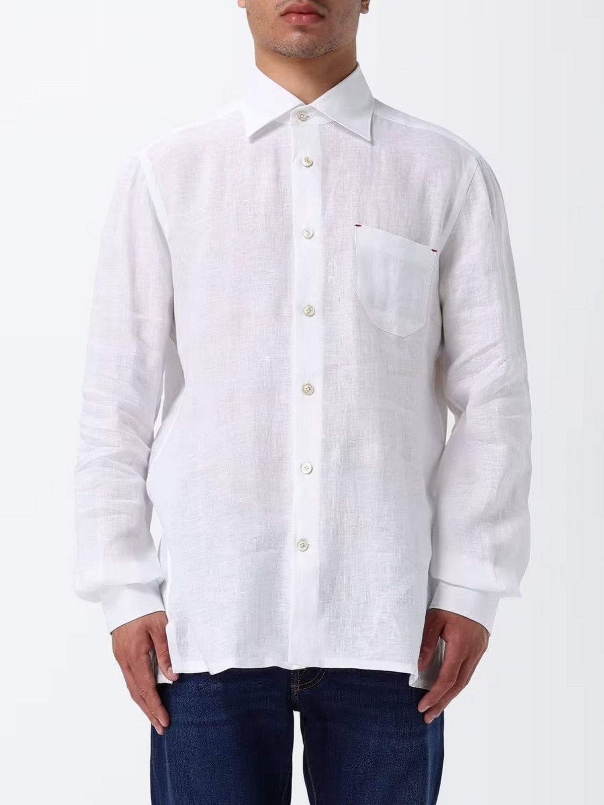 KITON Camicia Uomo UMCNERH0969002001 WHITE