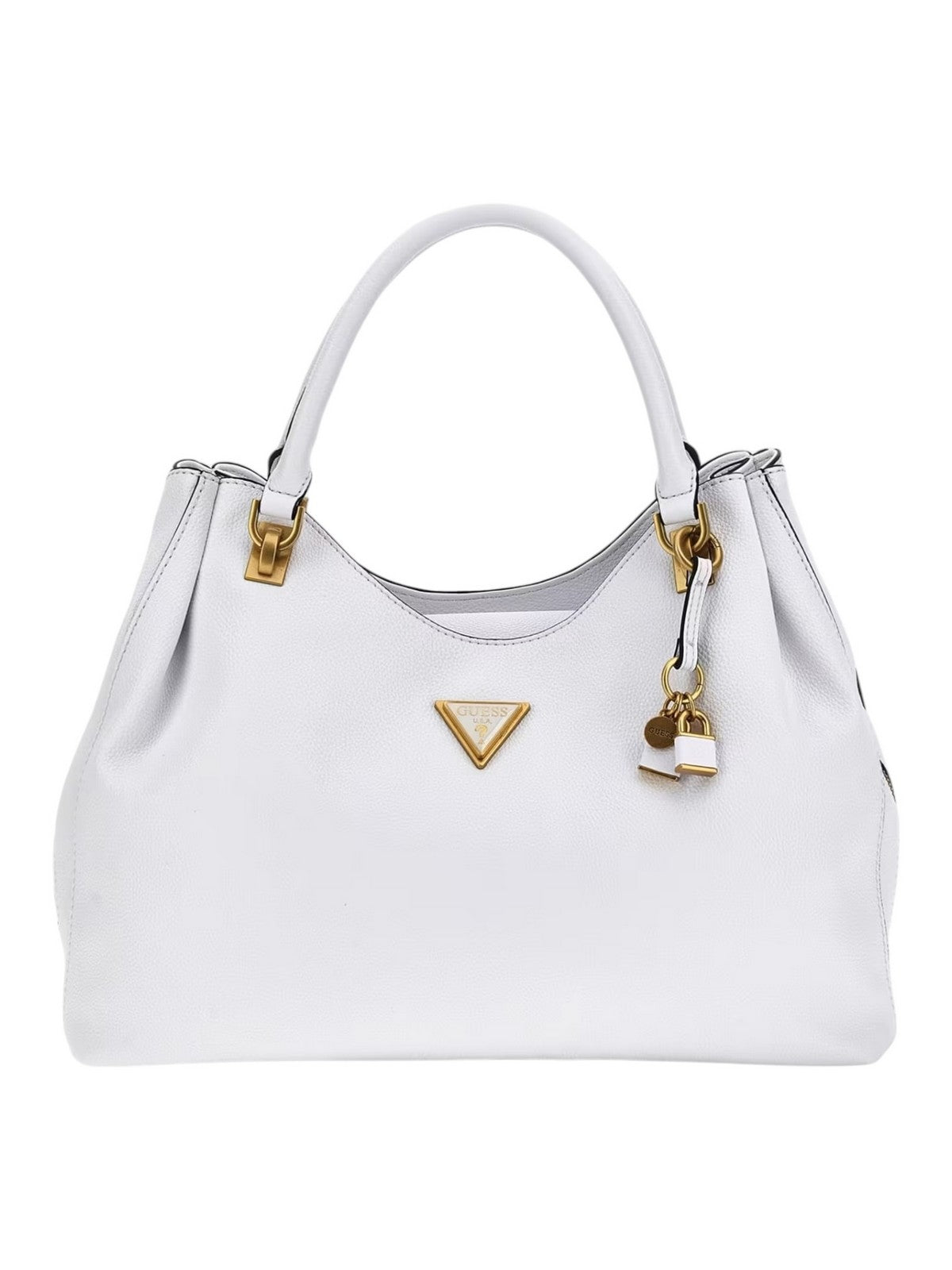 GUESS Borsa Donna James Girlfriend Sat HWVA92 22230 WHI Bianco gioboutiqueweb