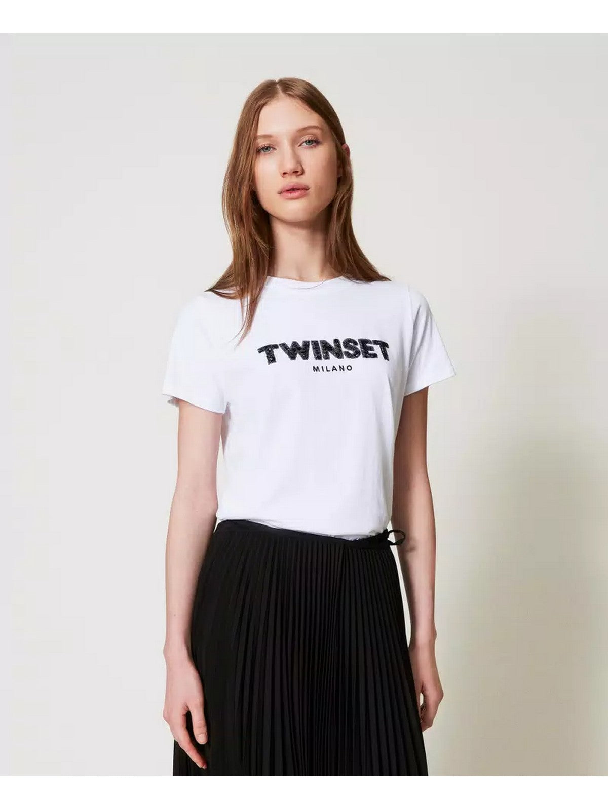TWINSET T-shirt Donna 251TP2070 00001 Bianco gioboutiqueweb