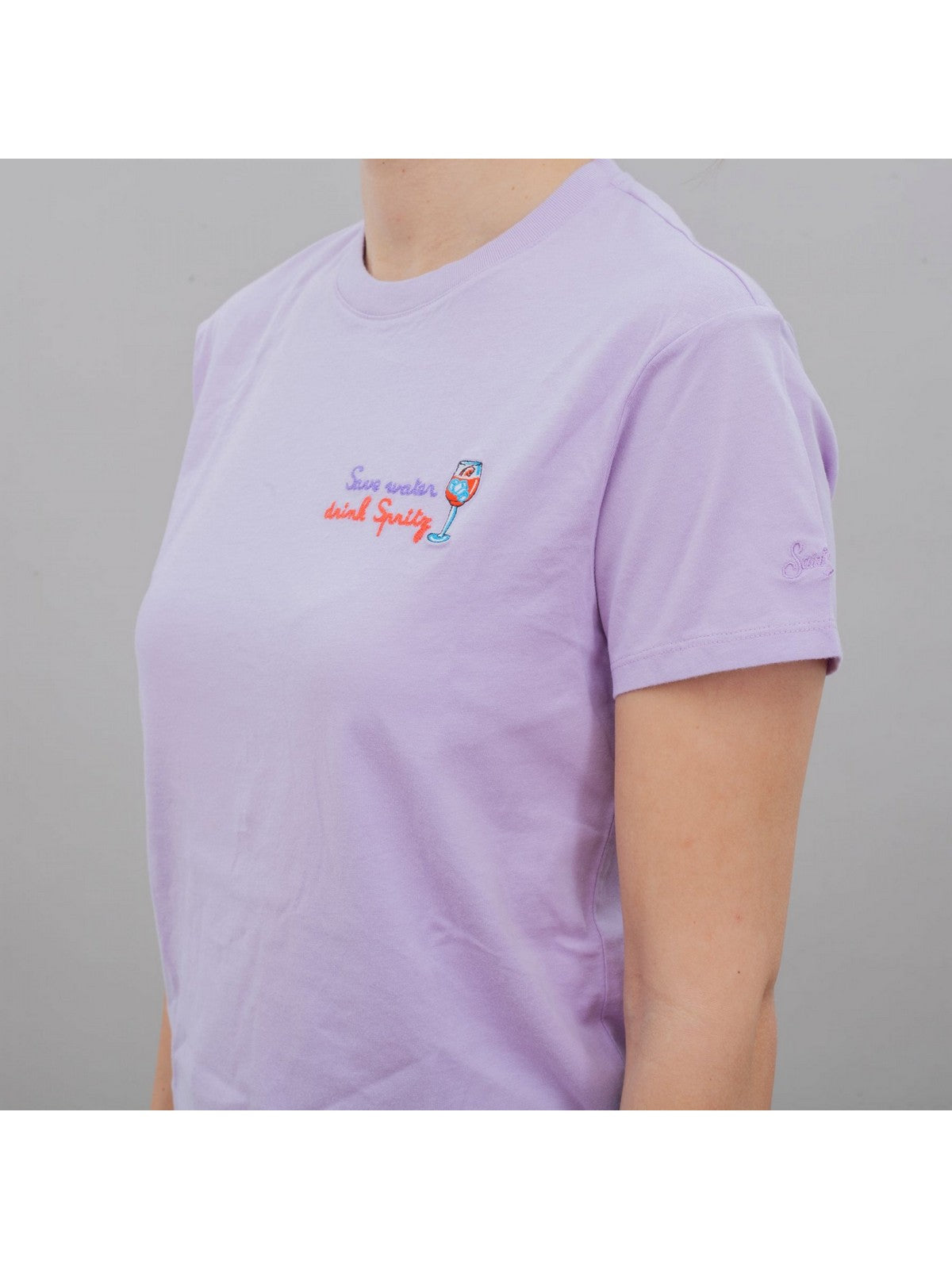 MC2 SAINT BARTH T-Shirt e Polo Donna EMILIE 09855F Viola gioboutiqueweb