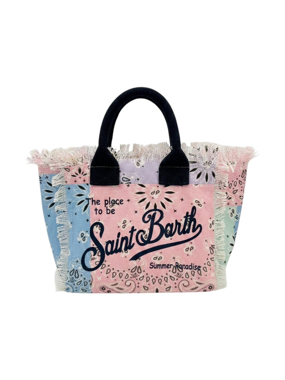 MC2 SAINT BARTH Borsa Donna COLETTE 03277L BANDANNA ROUND COLOR