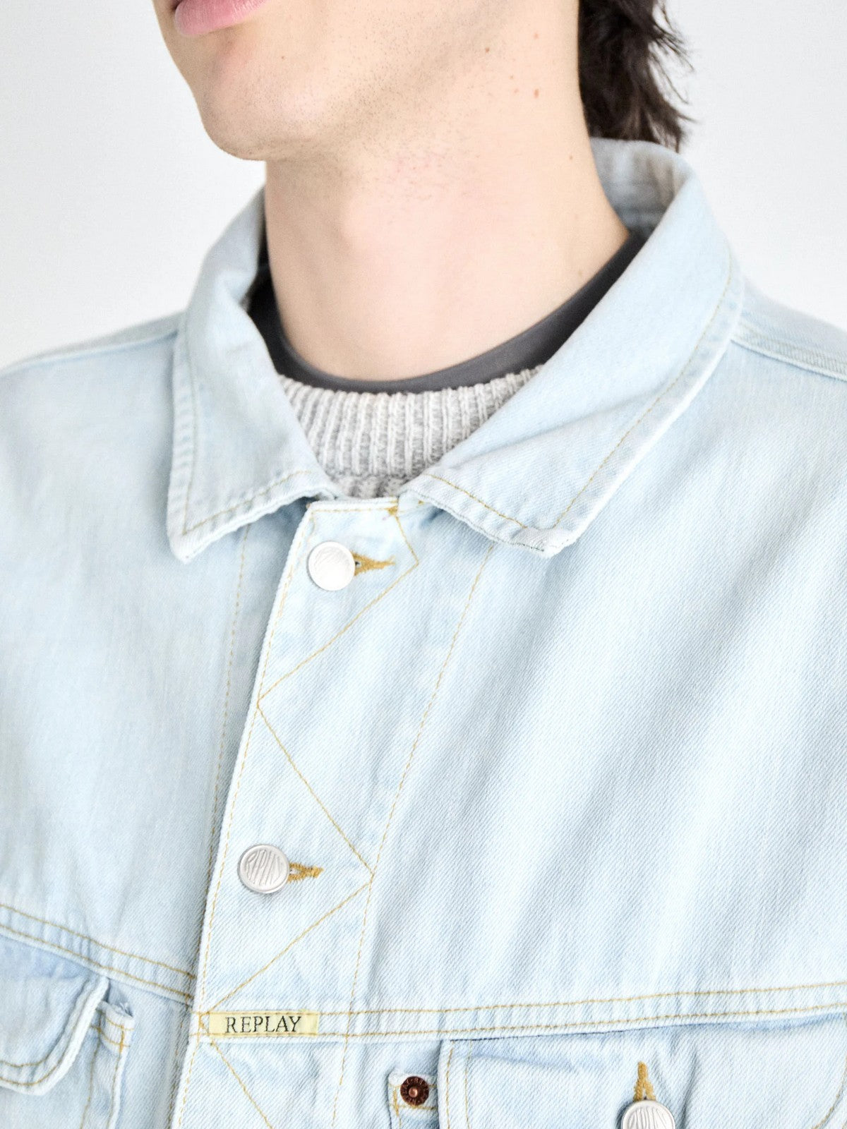 REPLAY Giubbino Uomo M8Z1000800808 011 Blu gioboutiqueweb