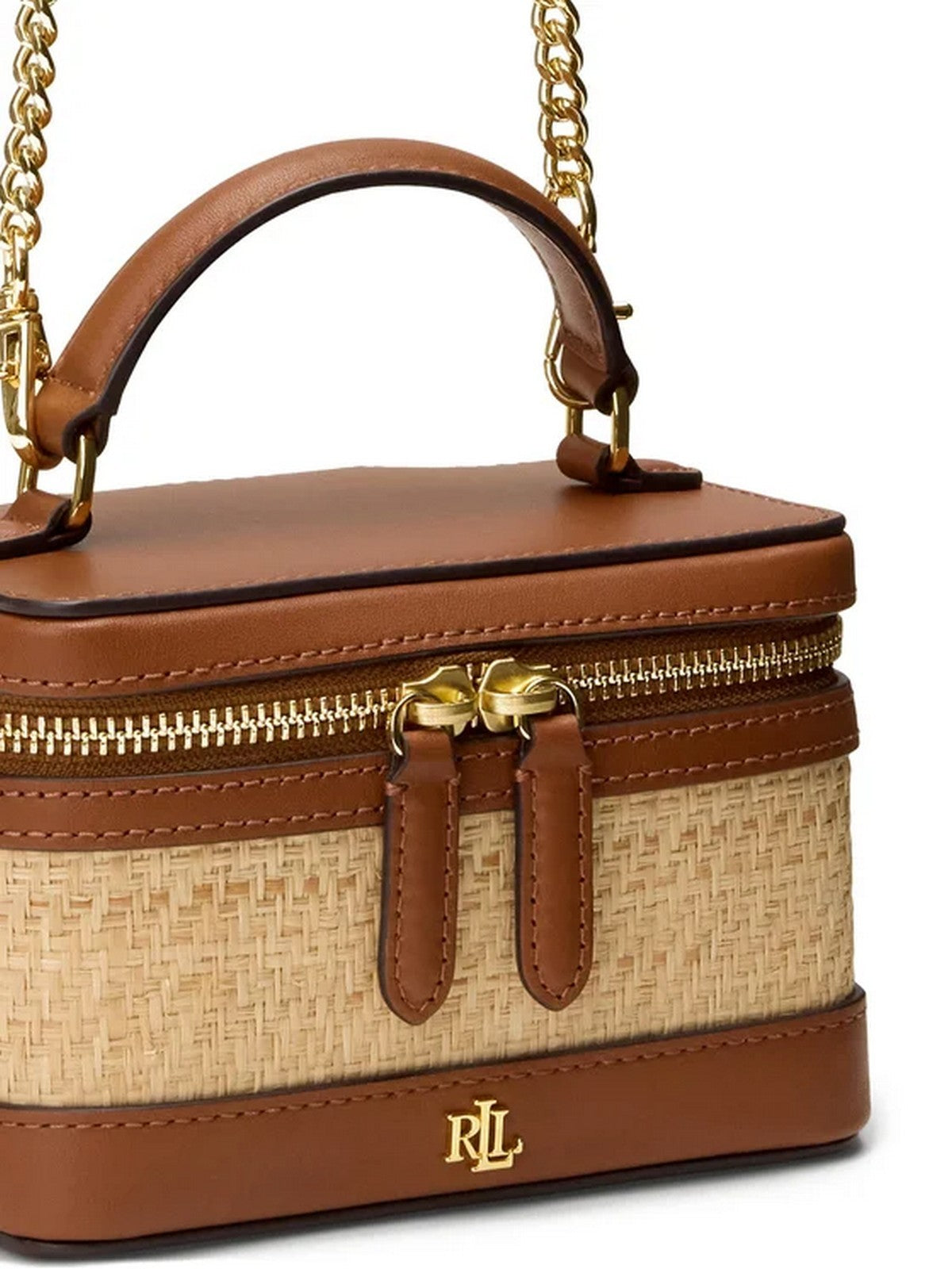 LAUREN RALPH LAUREN Borsa Donna HALLEE-CROSSBODY-SMALL 431P06089 001 NATURAL/LAUREN TAN
