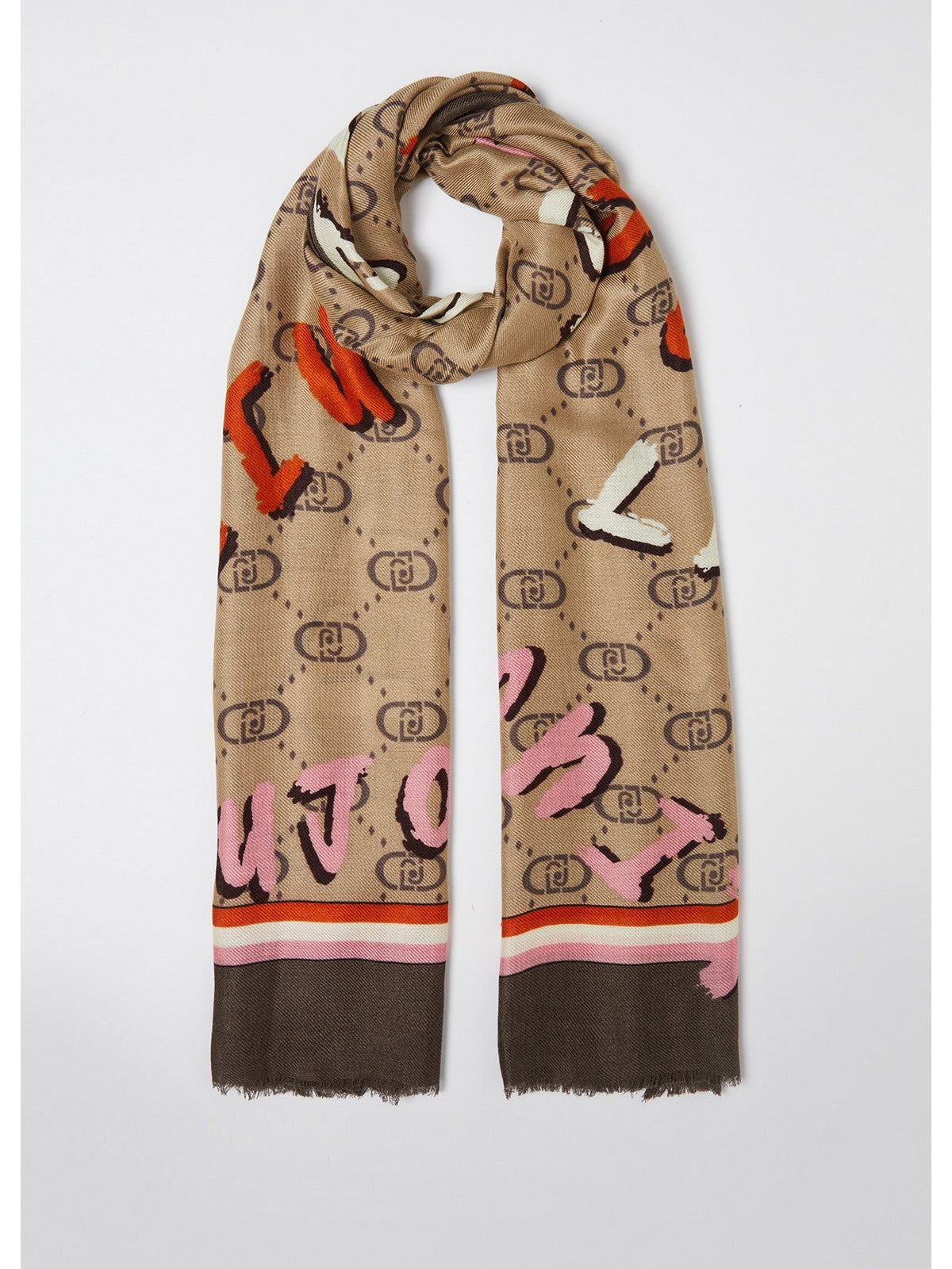 LIU JO SOFT Sciarpa Donna 2F4099T0300 00005 Beige gioboutiqueweb