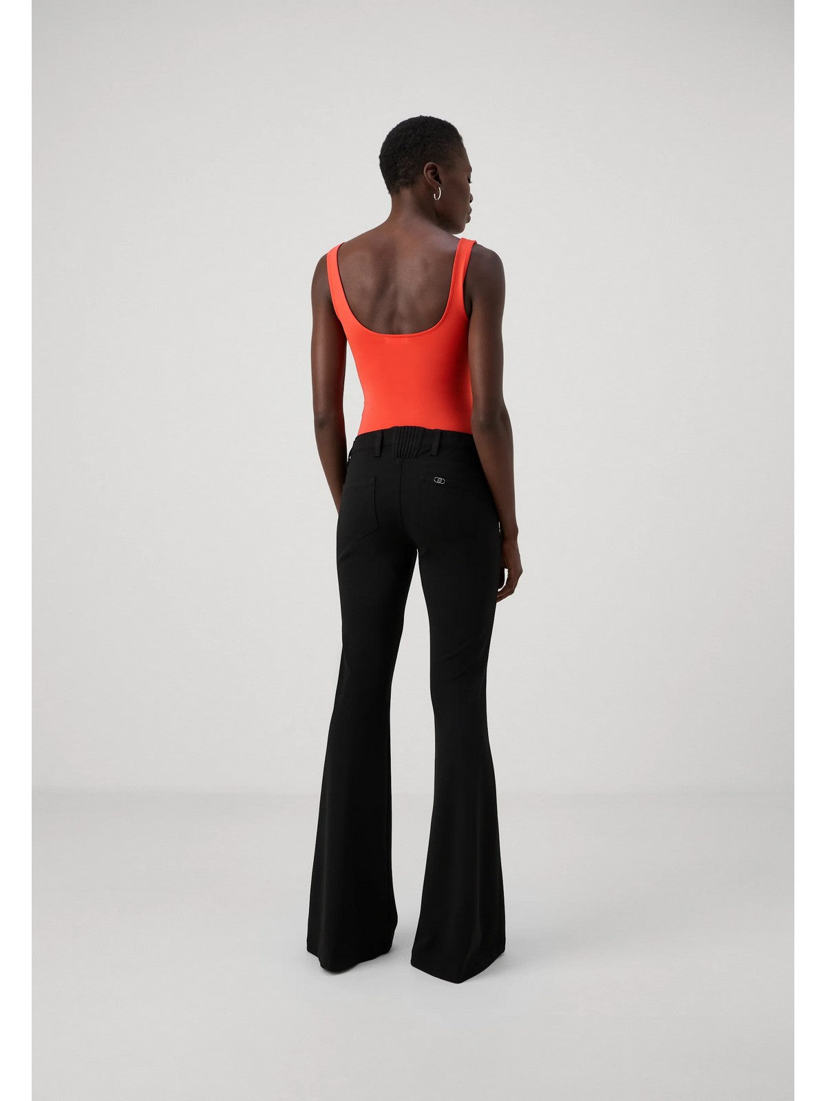 LIU JO WHITE Pantalone Donna WF4315T1756 22222 Nero gioboutiqueweb