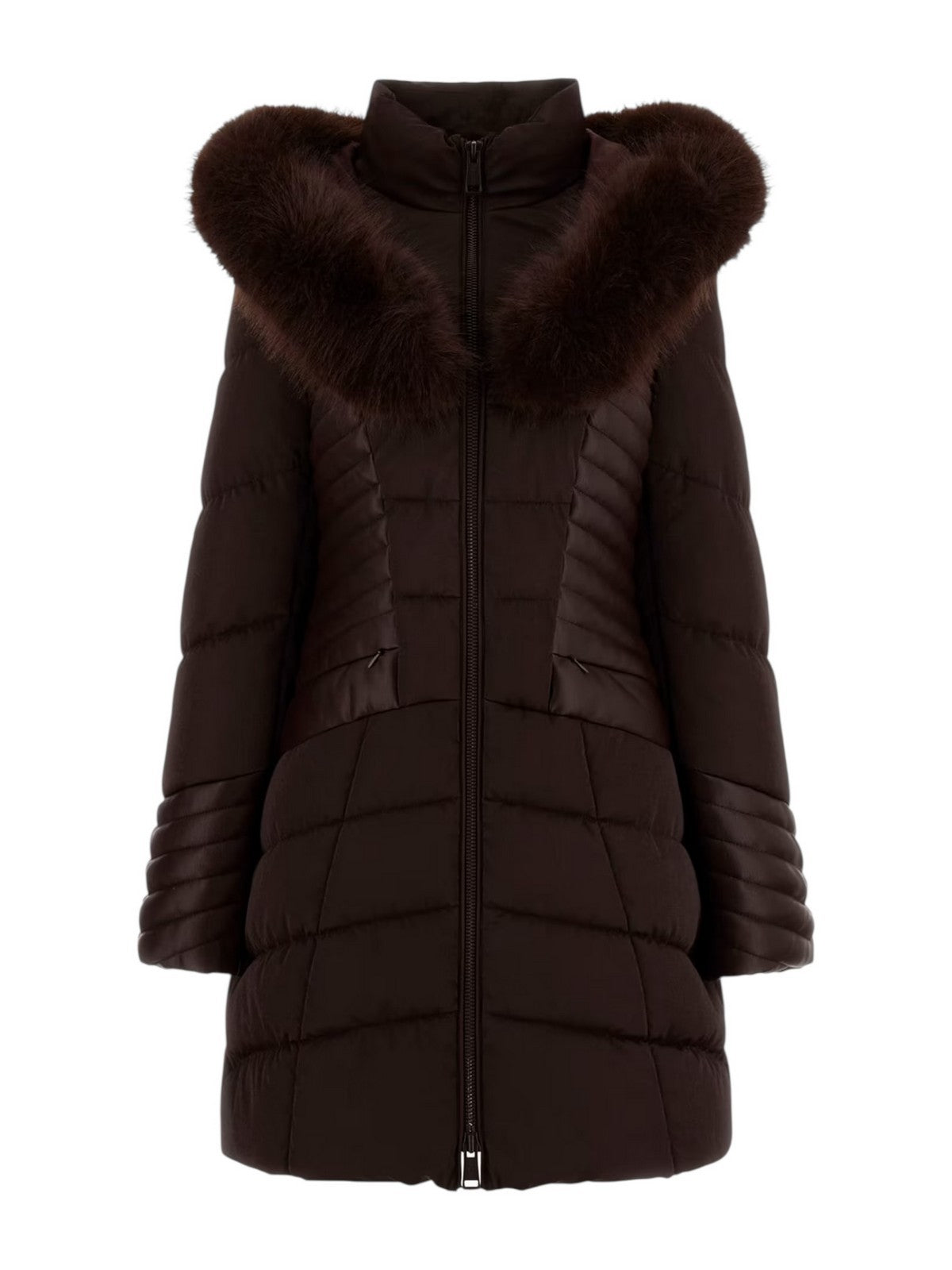 GUESS Piumino Donna NEW OXANA JACKET W4BL61 WGLZ0 G1EB REGAL BROWN