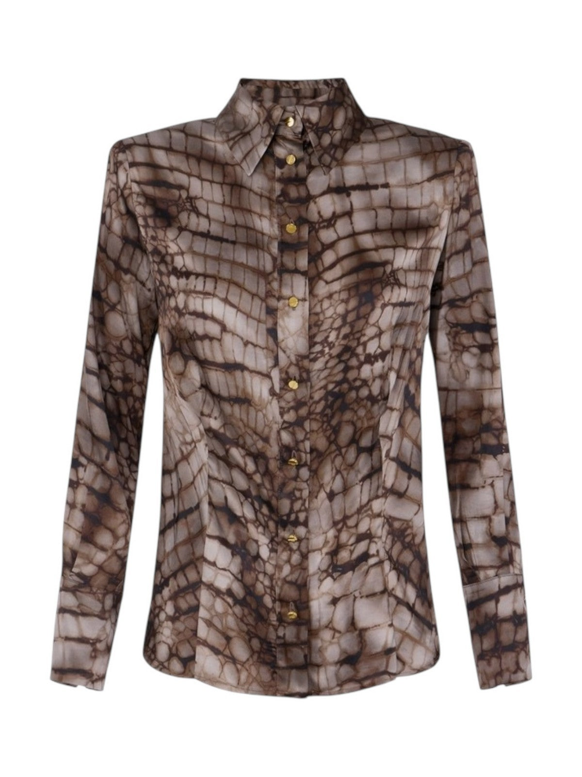 ELISABETTA FRANCHI Camicia Donna CA13161E2 644 CACAO