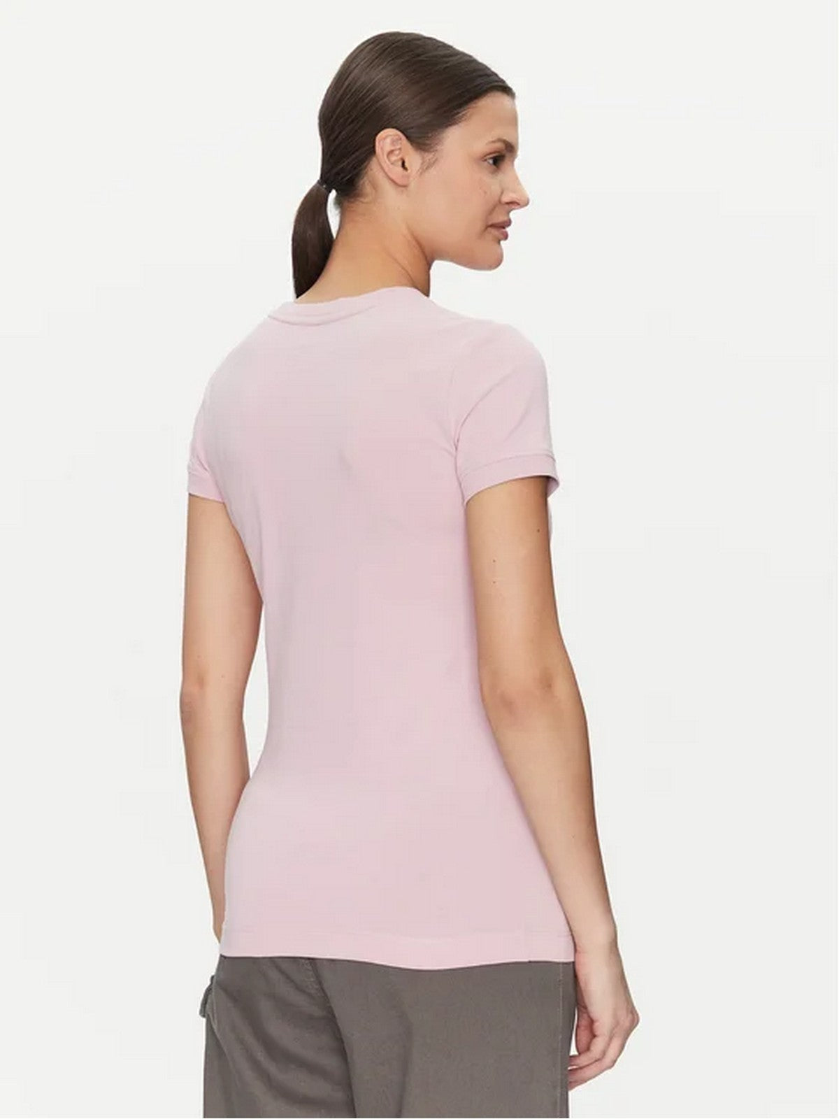 GUESS T-shirt Donna SS CN MINI TRIANGLE TEE W2YI44 J1314 G6L1 PEACH CREME