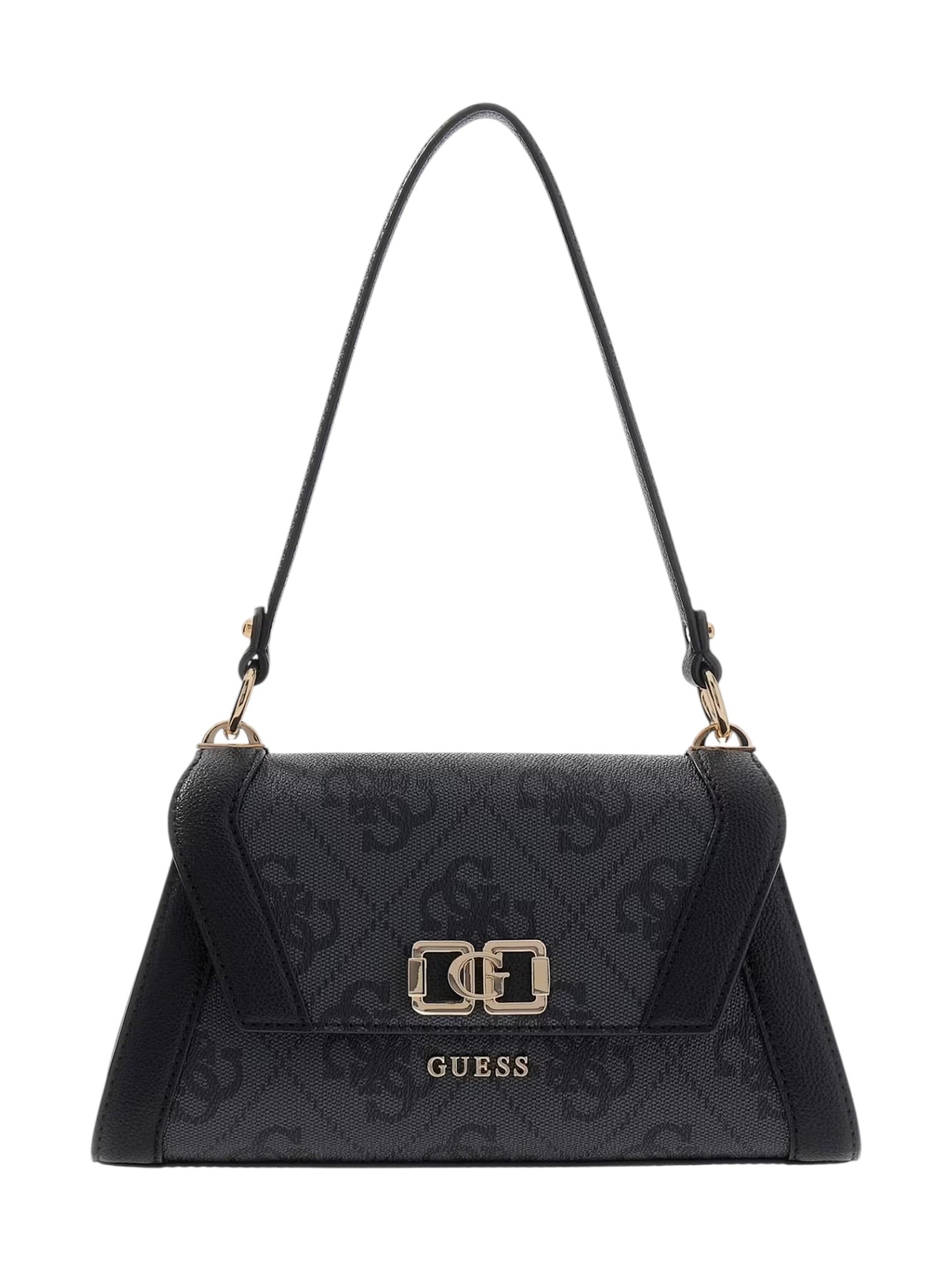 GUESS Borsa Donna KARNILLA LOGO FLAP SHLDR BAG HWOS99 01190 CLO COAL LOGO