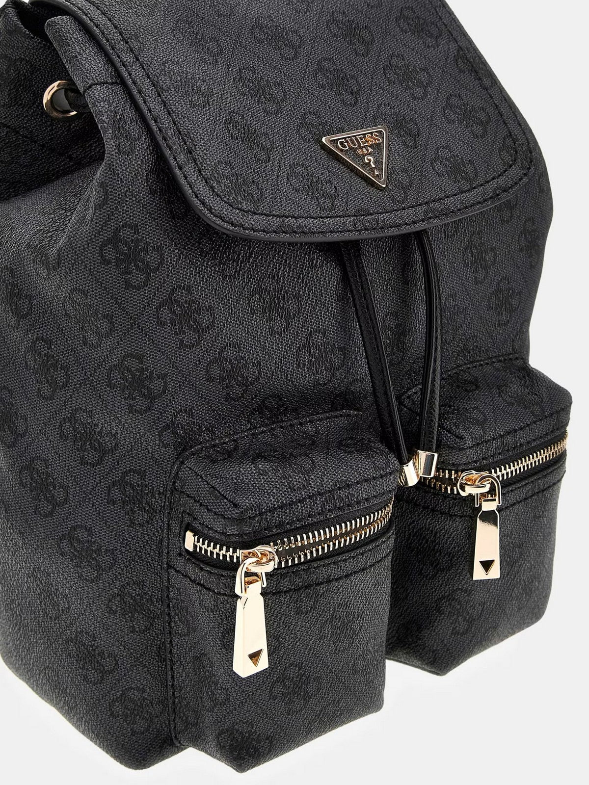 GUESS Zaino Donna MANHATTAN II FLAP BACKPACK HWSG71 18310 CLO COAL LOGO