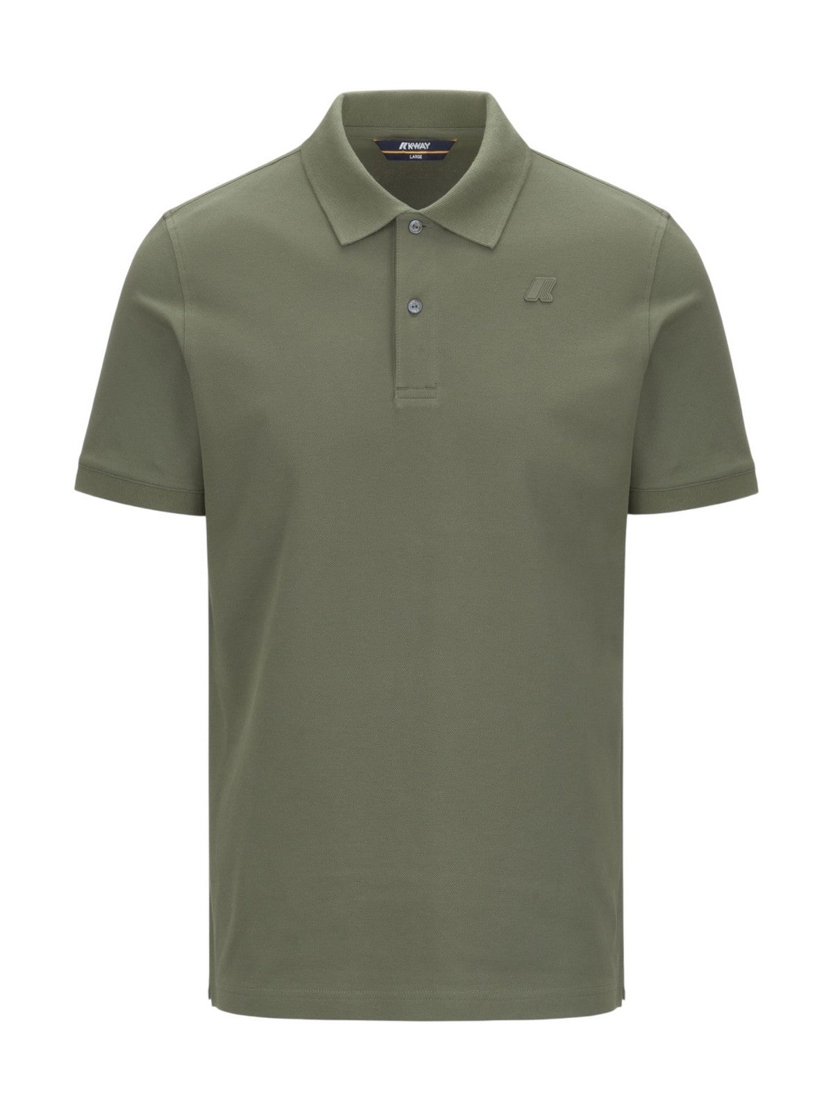 K-WAY Polo Uomo AMEDEE PIQUE K5127BW V15 Green Lichen