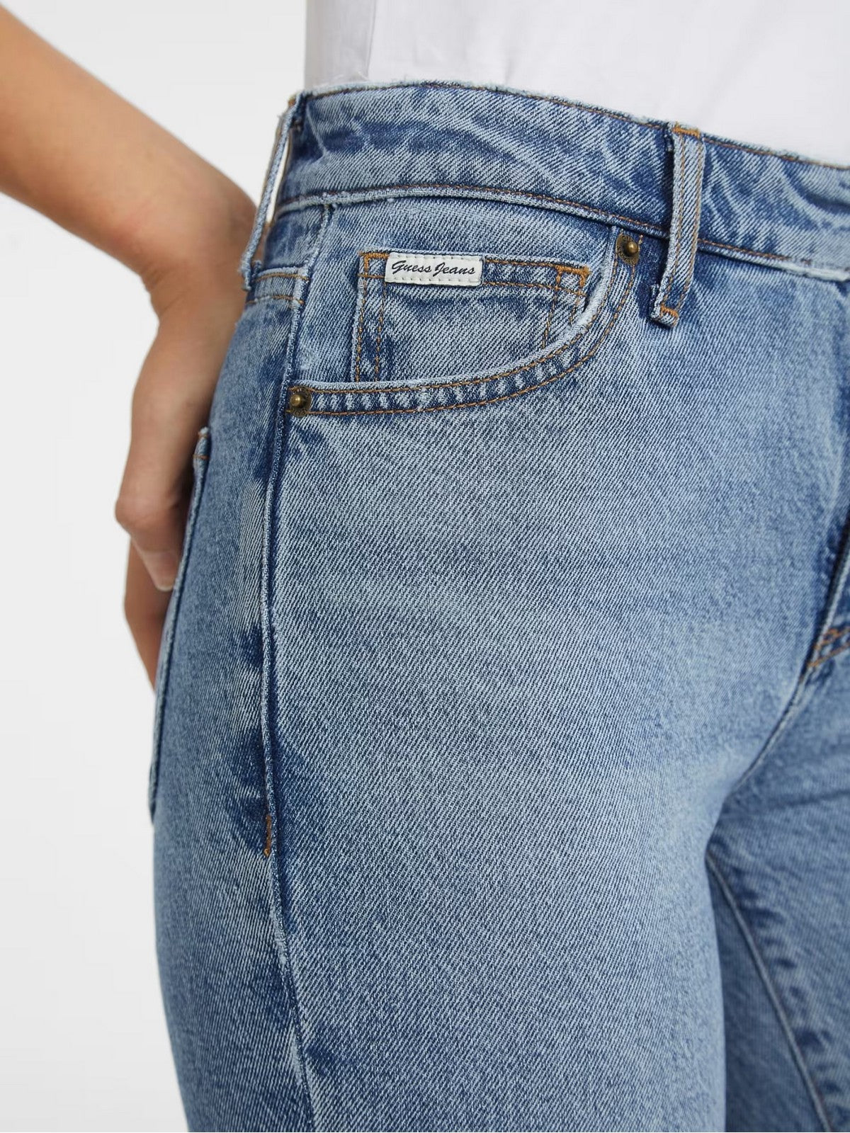 GUESS Jeans Donna GJ G08 MID RISE STRAIGHT W4YA98 D5CC5 GJLV GJ LIGHT VINTAGE WAS