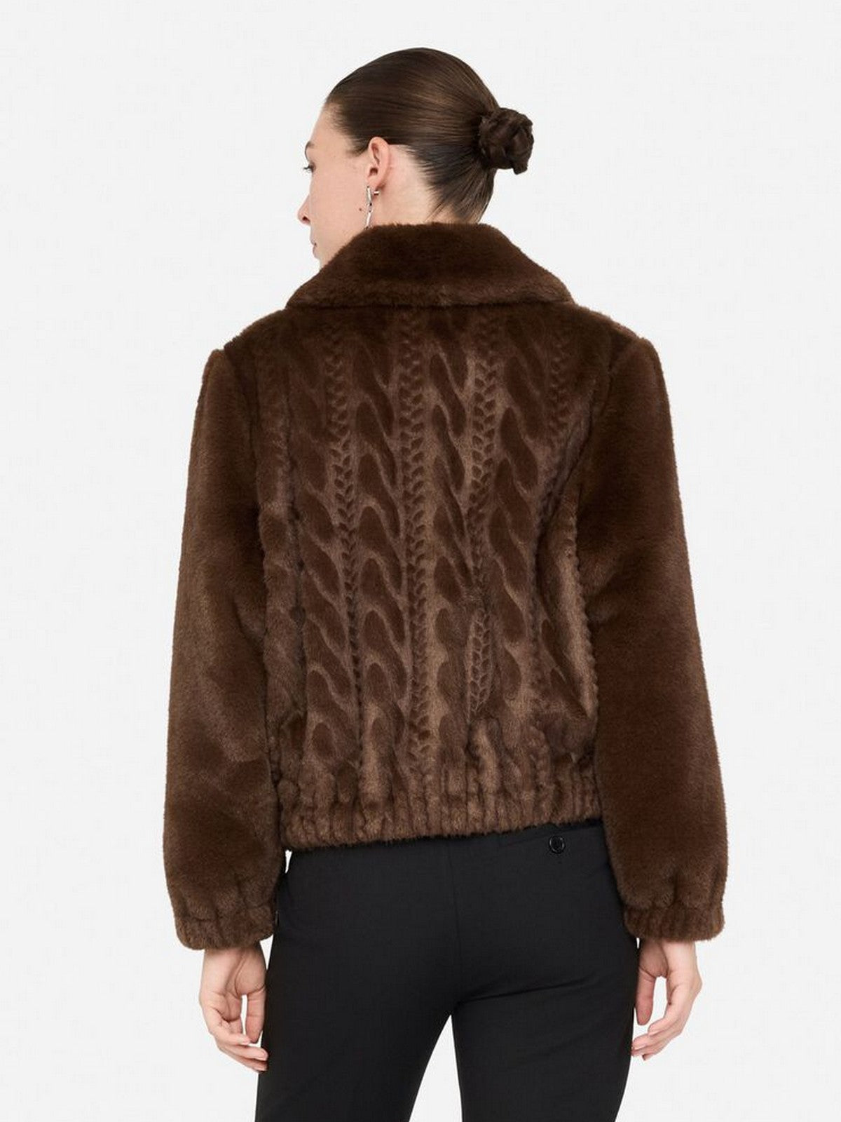 LIU JO WHITE Giubbino Donna MF5094E1044 90915 CIOCCOLATO