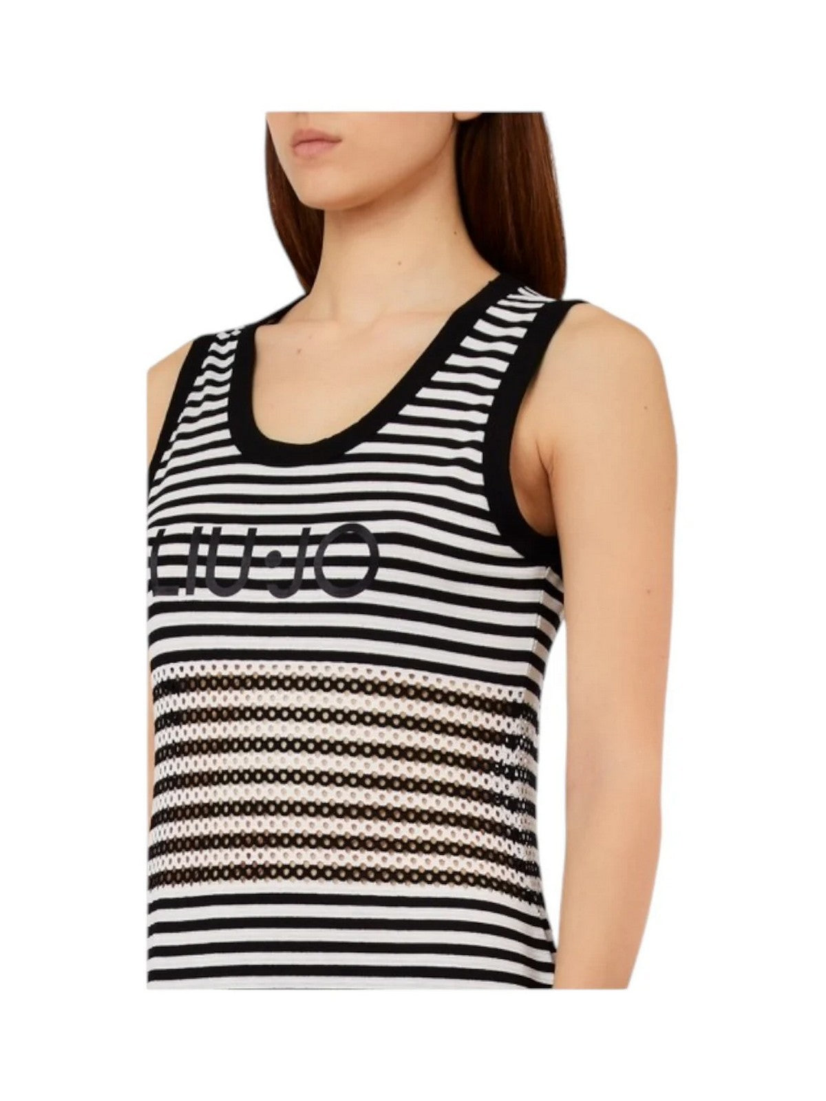 LIU JO BEACHWEAR Abito Donna VA6198J3908 09096 NERO/BIANCO