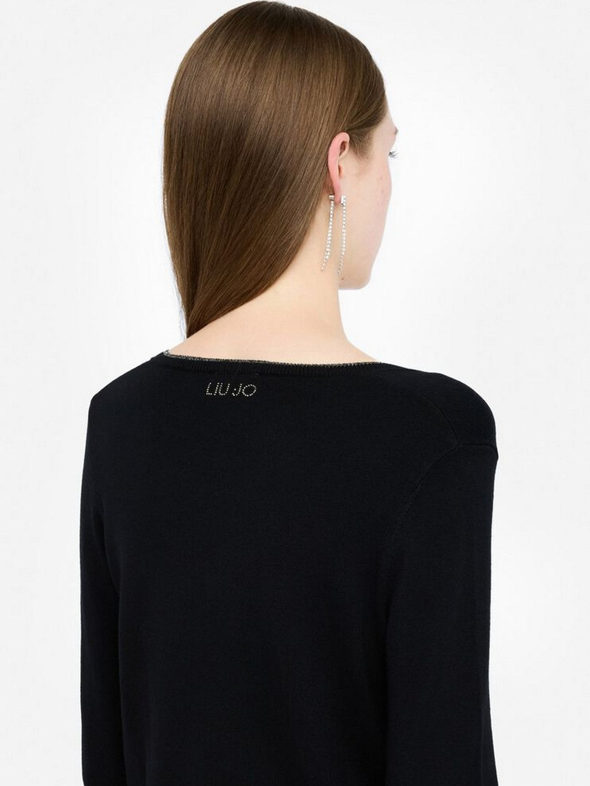 LIU JO WHITE Cardigan Donna MF5225MS49I 22222 Nero