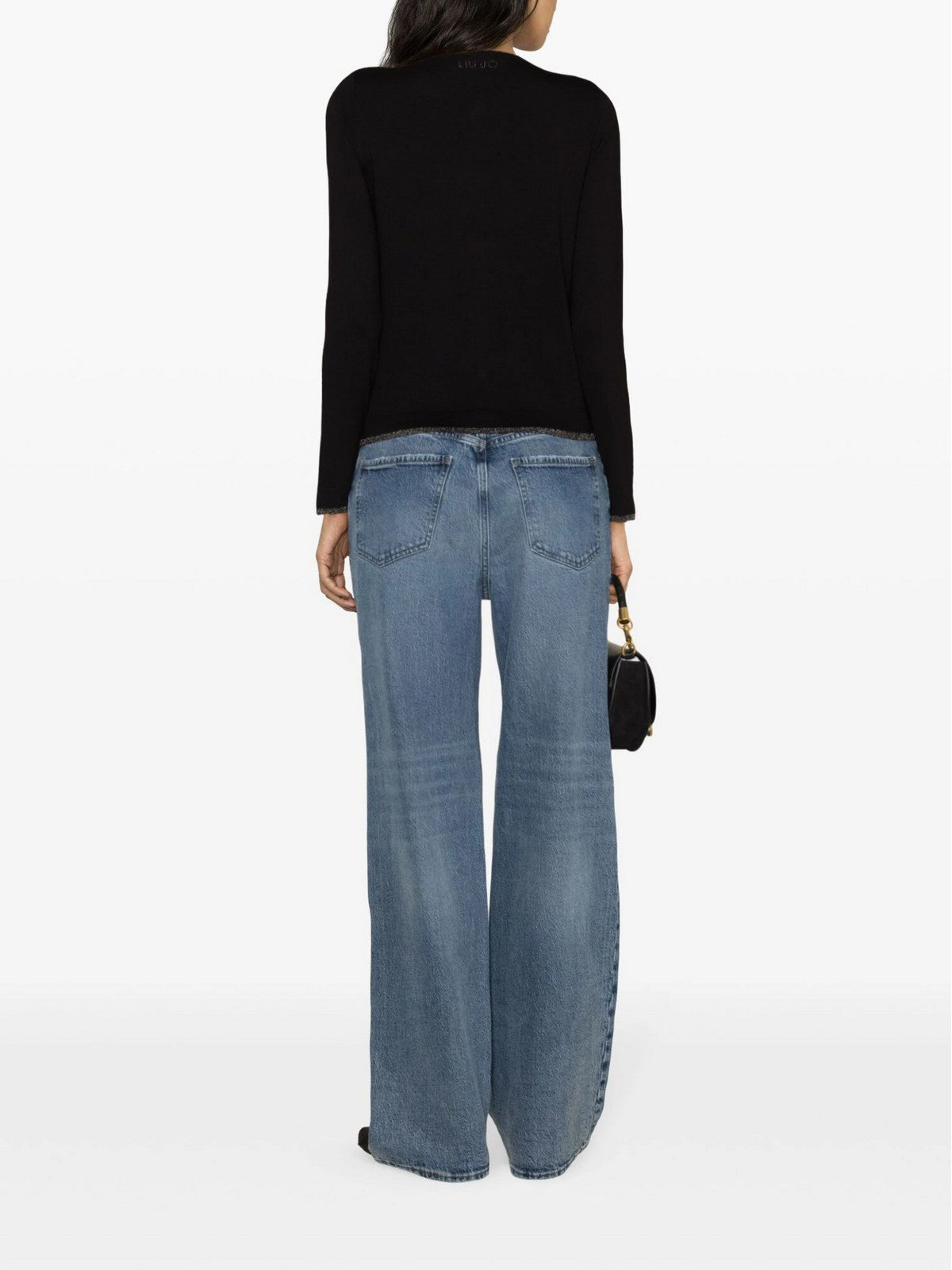 Liu Jo White Cardigan femme ma4076ms49i 22222 noir