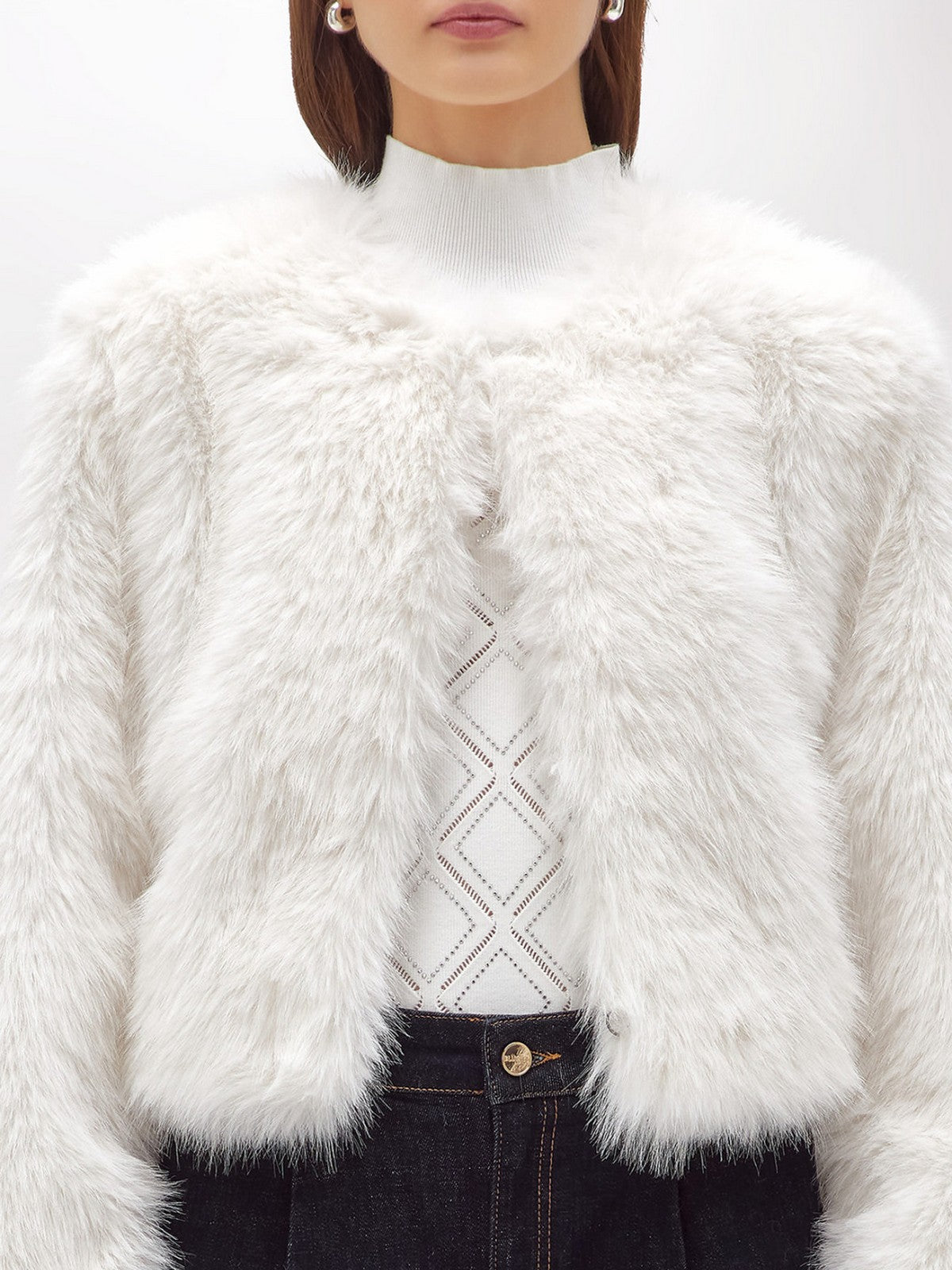 BLUGIRL Pelliccia Donna RF5212E1088 14300 CHALK