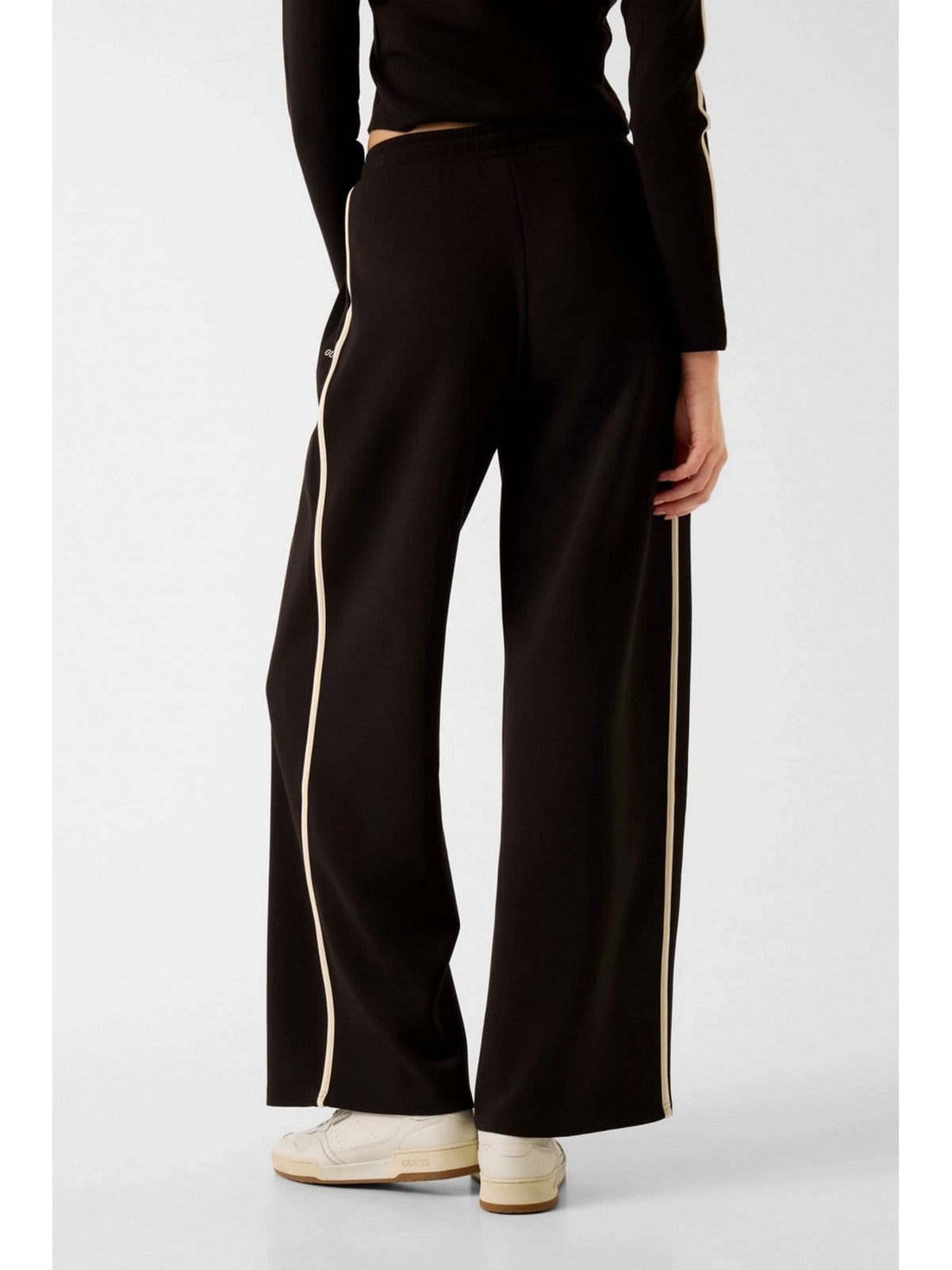 GUESS SPORT Pantalone Donna JASMINE WIDE LEG PANT V6GB01 K2914 JBLK Jet Black A996