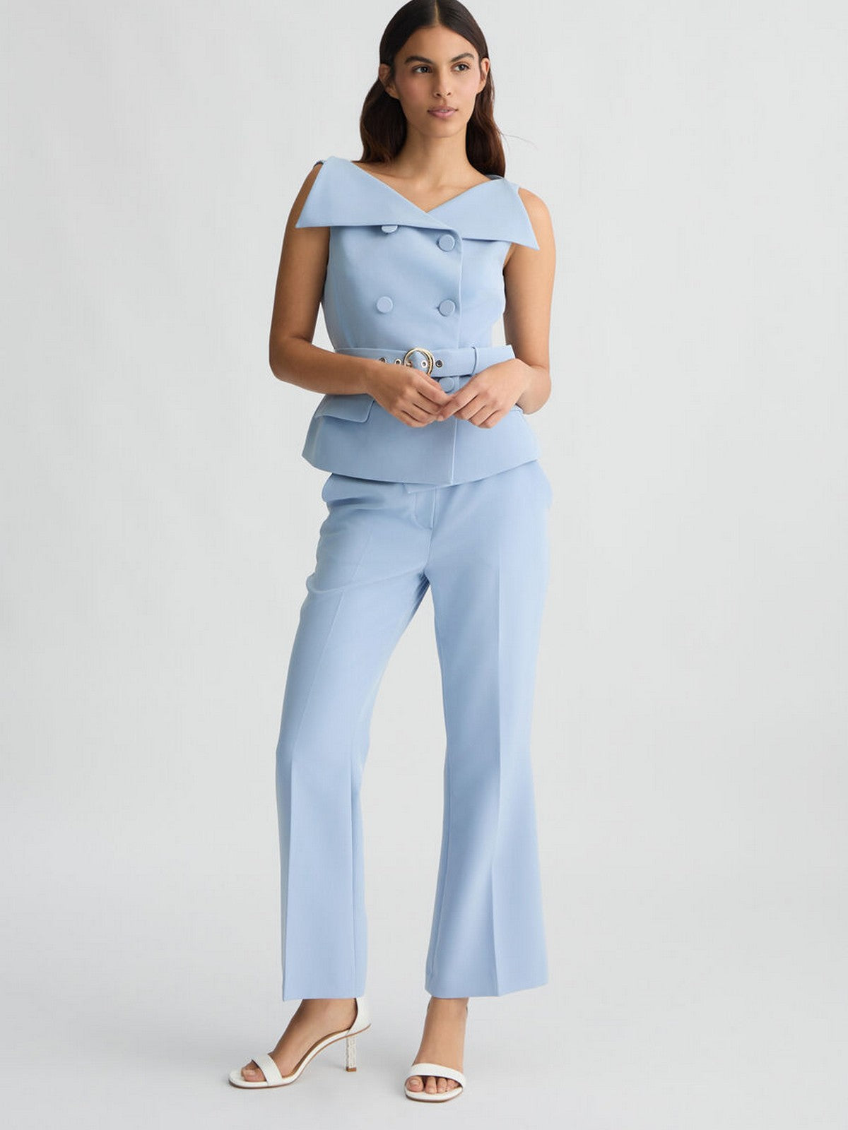 LIU JO BLACK Gilet Donna CA5098T2200 X064A Blu gioboutiqueweb