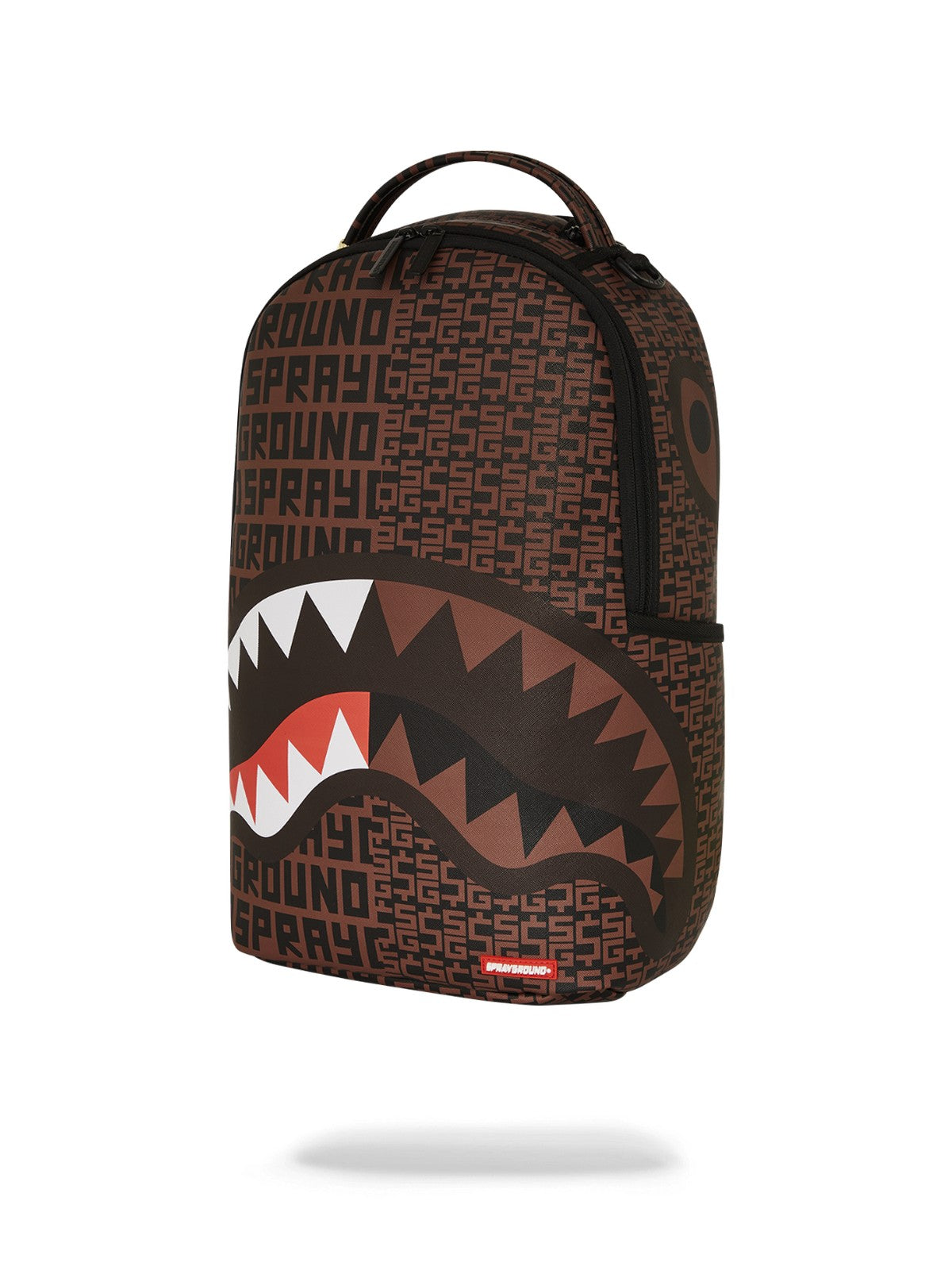 SPRAYGROUND Zaino Uomo MONEY SPLIT DLX BACKPACK 910B7222NSZ MARRONE