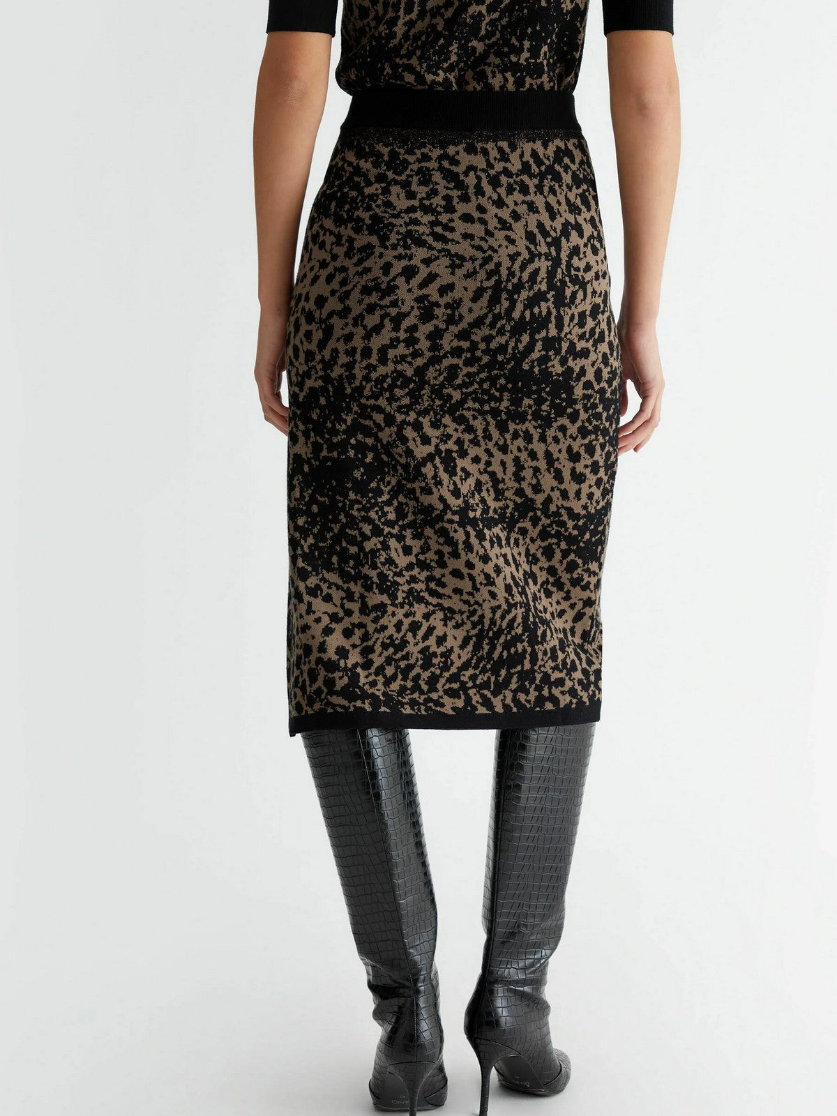 LIU JO BLACK Gonna Donna CF4430MA95H N9851 Marrone gioboutiqueweb