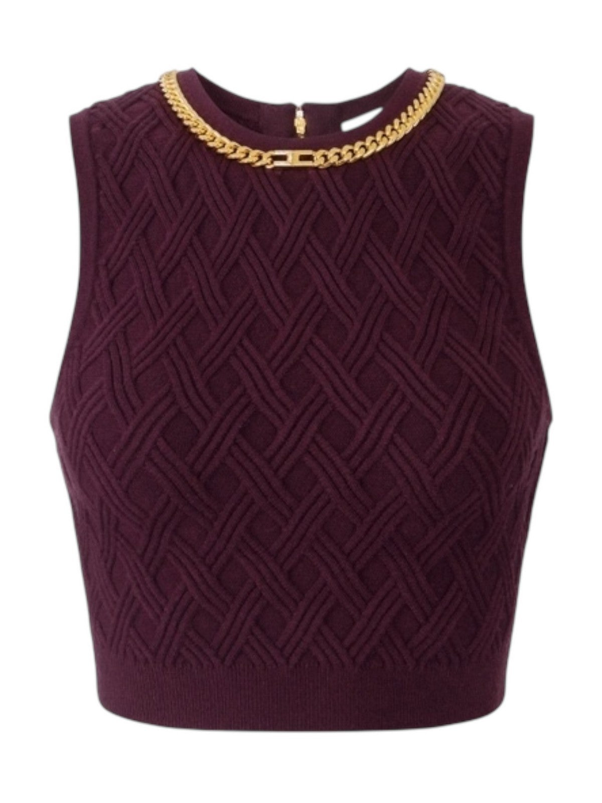ELISABETTA FRANCHI Top Donna TK60B56E2 EA4 MERLOT gioboutiqueweb
