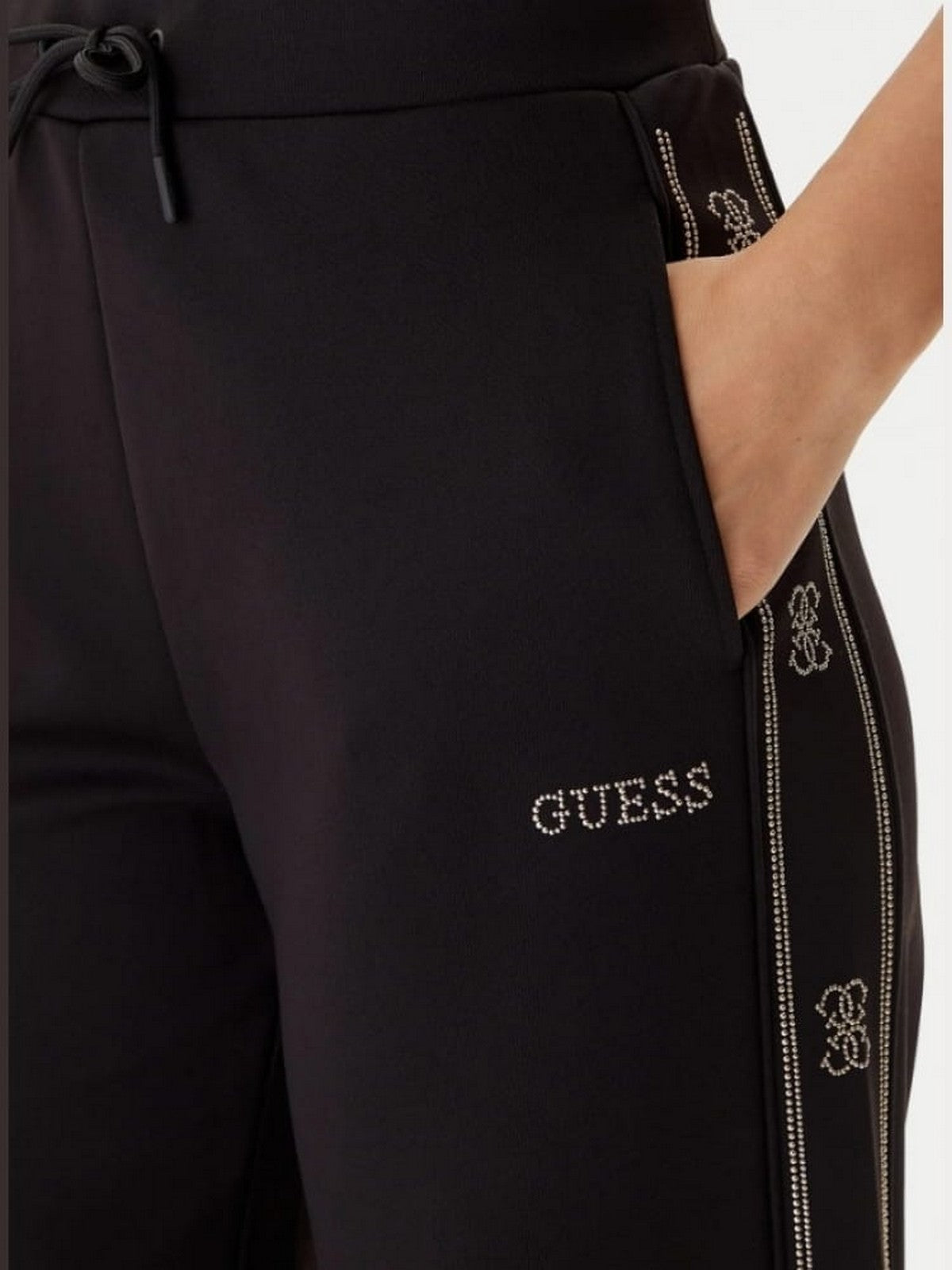 GUESS SPORT Pantalone Donna V5BB12 KCX22 JBLK Jet Black A996