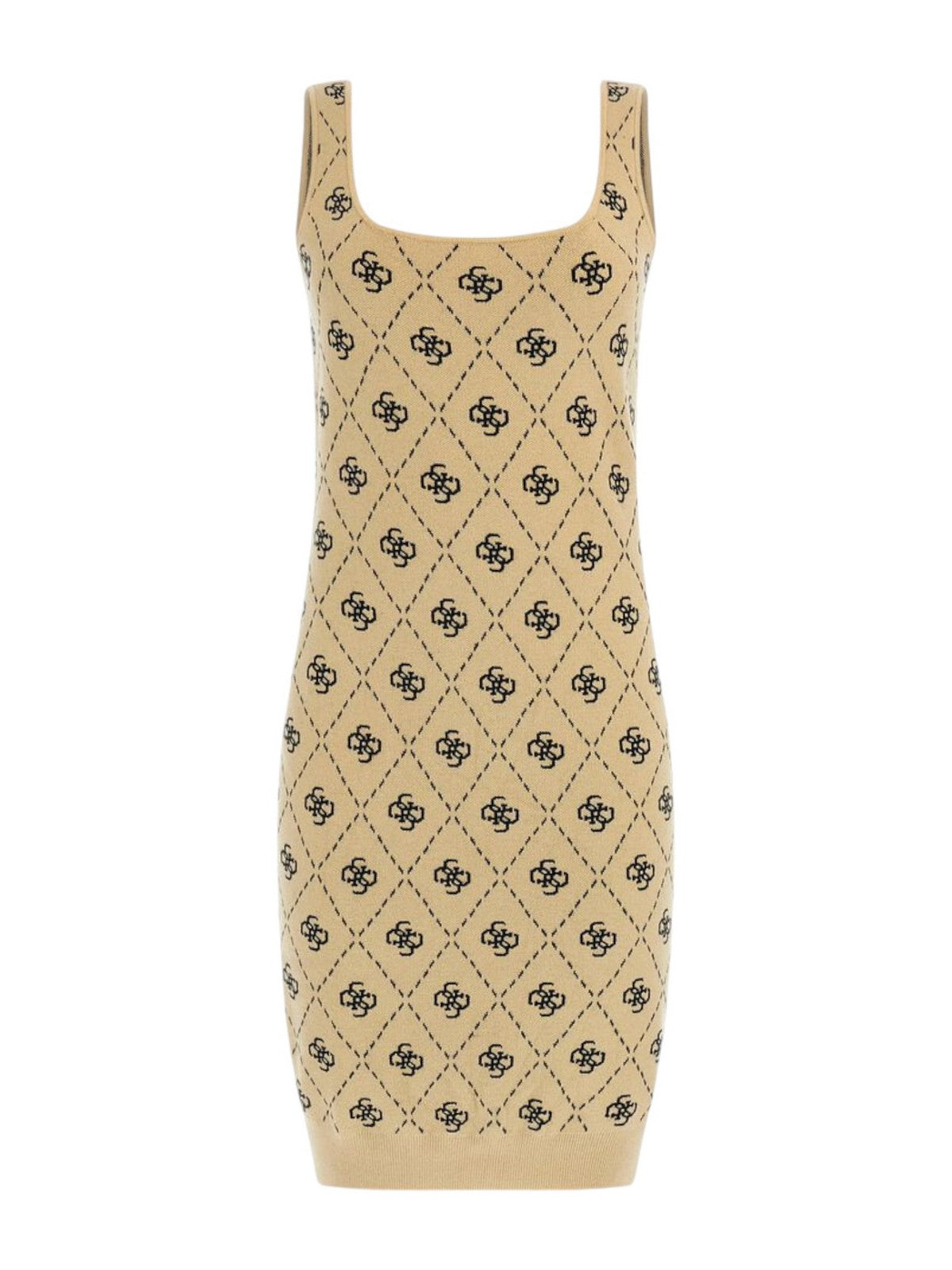 GUESS Abito Donna SARAH 4G SL DRESS SWTR W4BK98 Z3JD2 FN3N Beige gioboutiqueweb