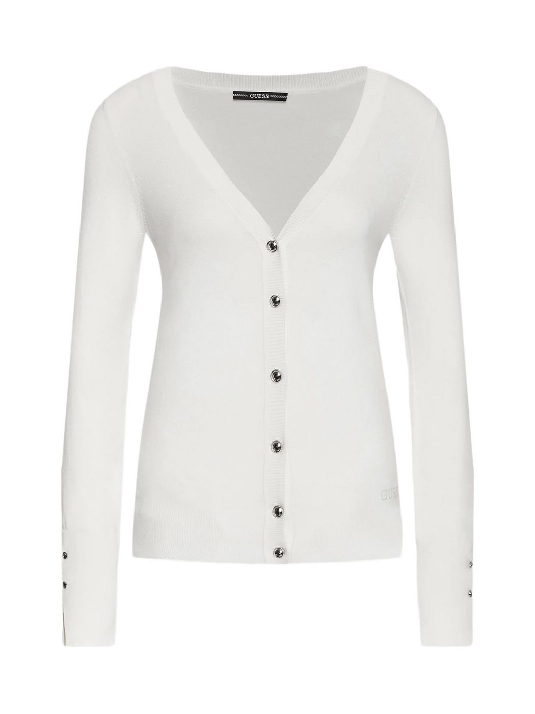 GUESS Cardigan Donna W2YR33 Z2V62 G012 Bianco gioboutiqueweb