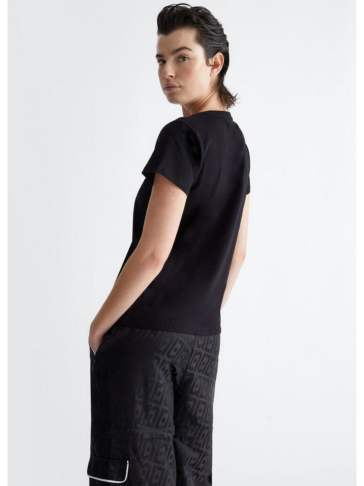 LIU JO SPORT T-Shirt e Polo Donna TA4137J6040 U9958 Nero gioboutiqueweb