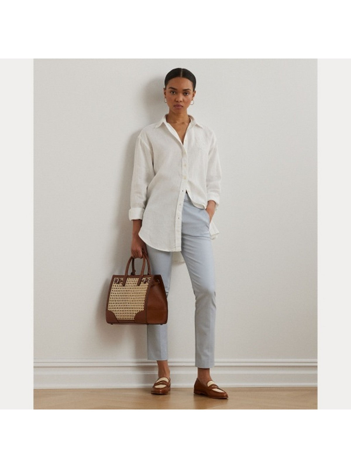 LAUREN RALPH LAUREN Camicia Donna ZAVANDRA 200966201 001 Bianco gioboutiqueweb