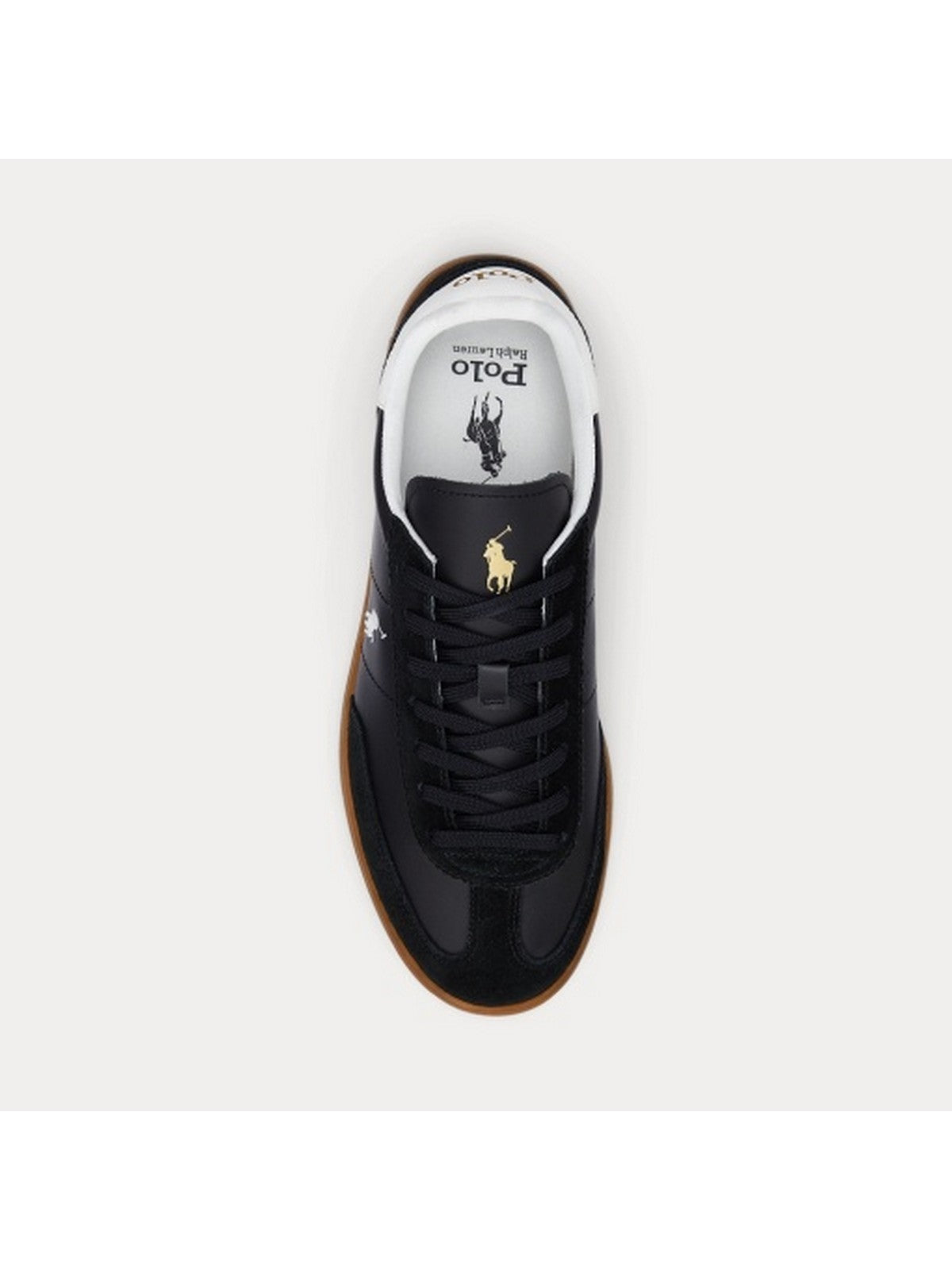 POLO RALPH LAUREN Sneaker Uomo BEDFORD PP-SNEAKERS-LOW TOP LACE 809961181 002 Nero gioboutiqueweb