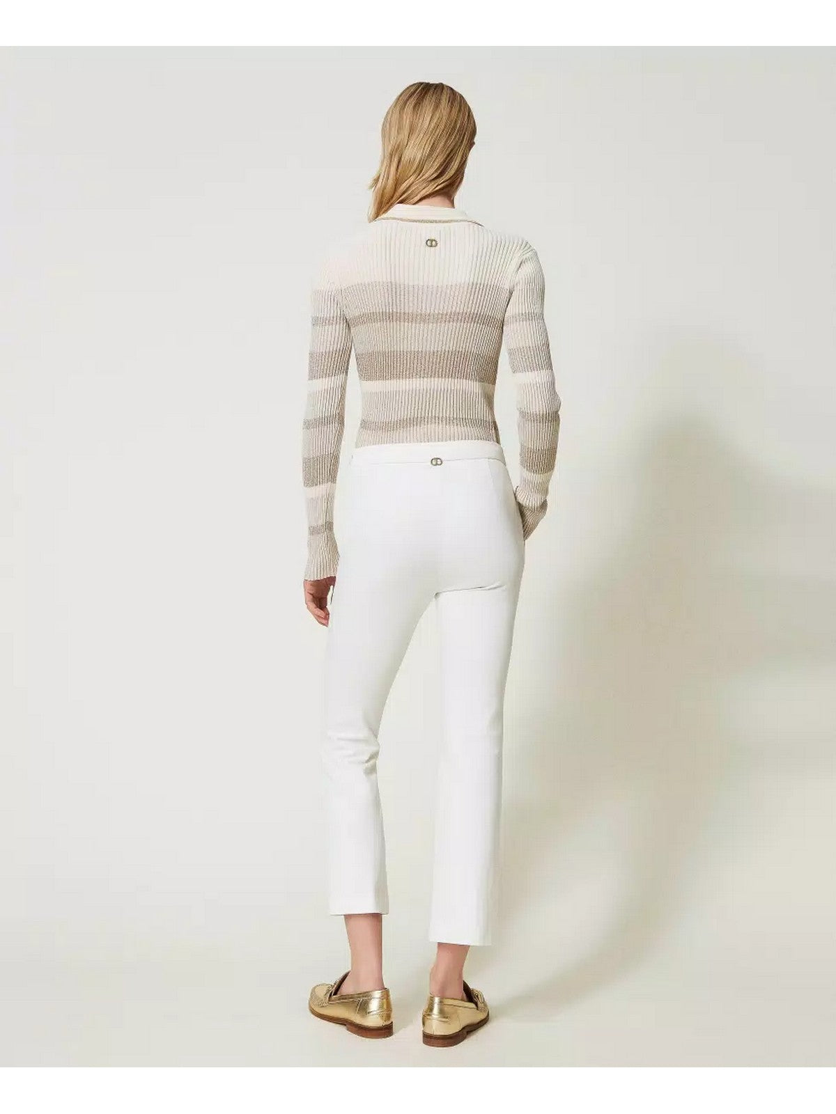 Twinset Pantalone femme 241TP2274 00282 blanc