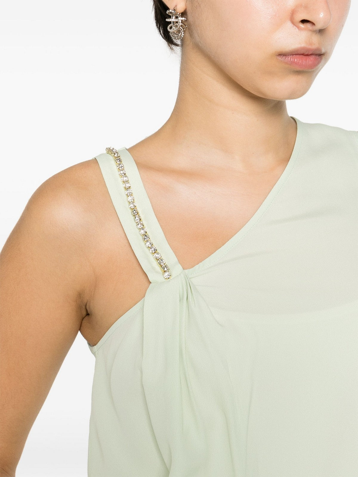 Liu Jo Black Top Woman Ca4327t2525 x0546 green