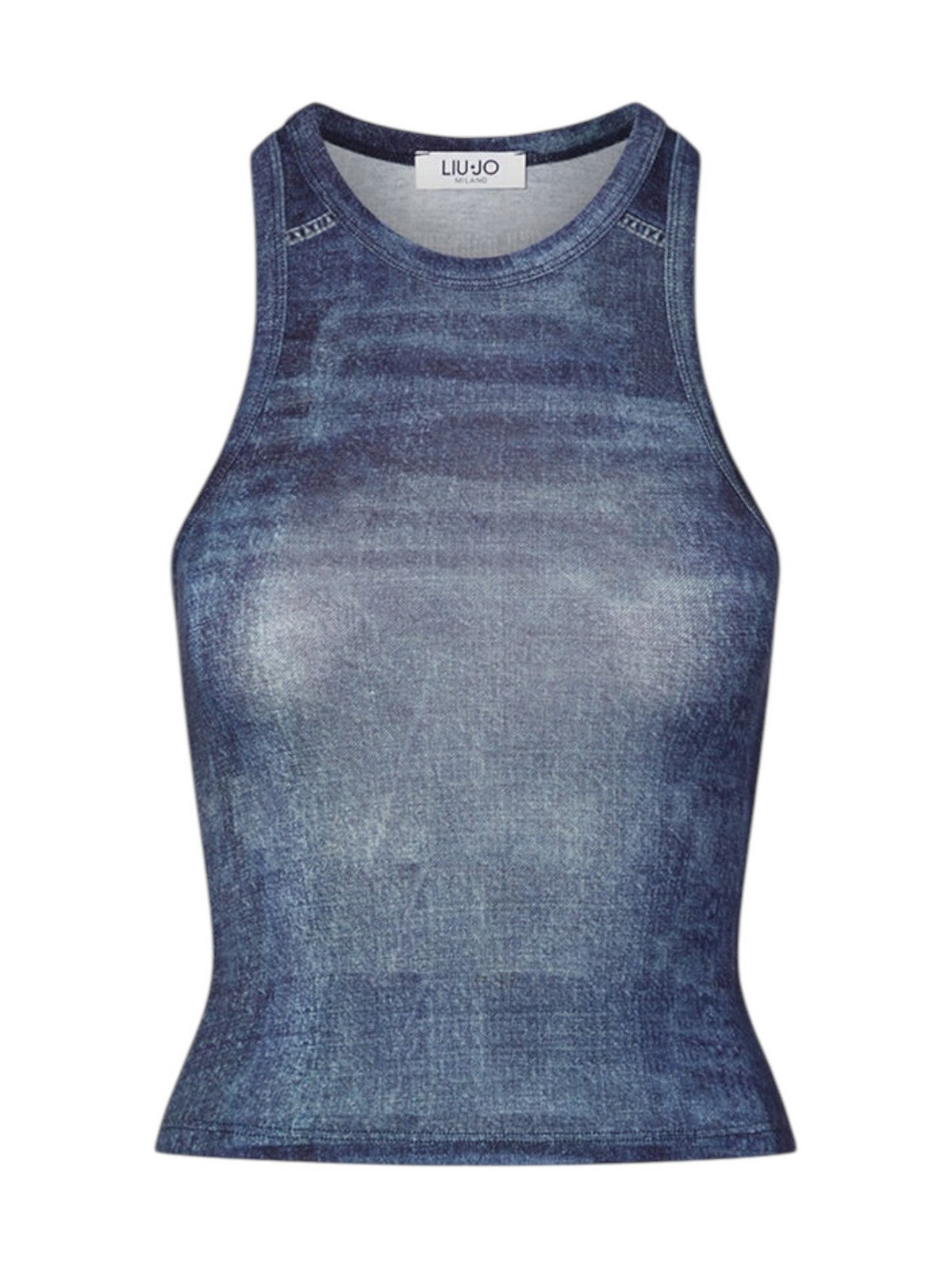 LIU JO feat. ELODIE Top Donna UA6505J1624 L9680 Special denim