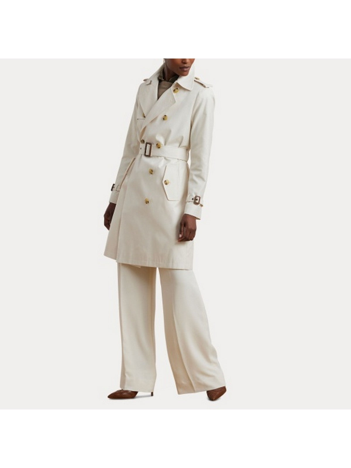LAUREN RALPH LAUREN Trench Donna DB BLT RN38 297967122 004 Beige gioboutiqueweb