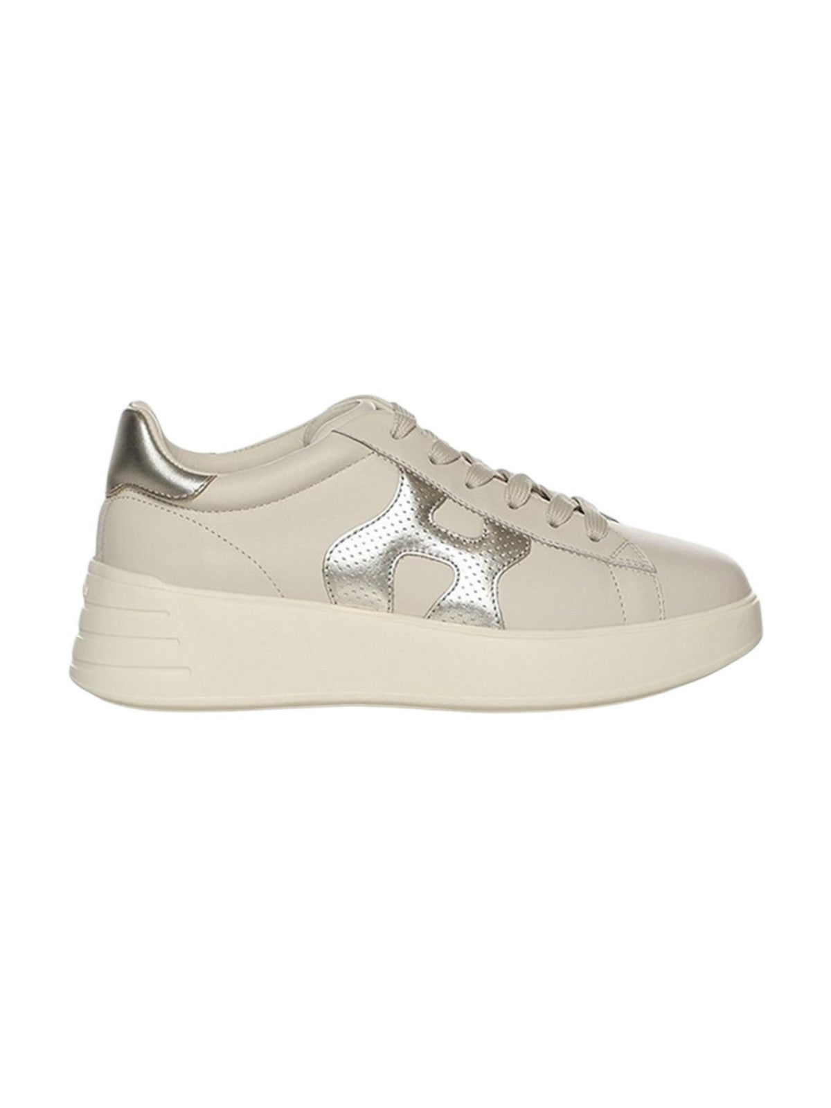 HOGAN Sneaker Donna HXW5620DN6PNCS022E B013(YOGURT)+B202(PLATINO)