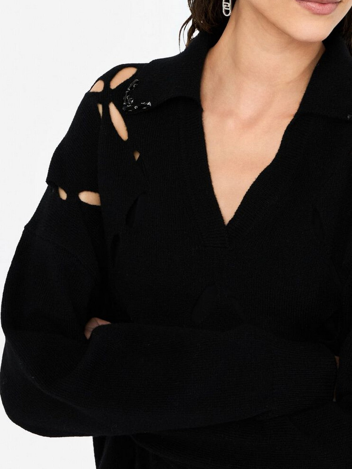 LIU JO WHITE Maglione Donna MF5038MS009 22222 Nero