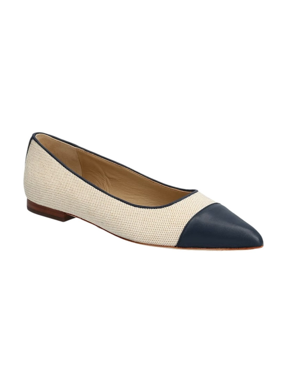 LAUREN RALPH LAUREN Ballerina Donna 802P10530 002 NTRL/BUFF/REFINED NAVY