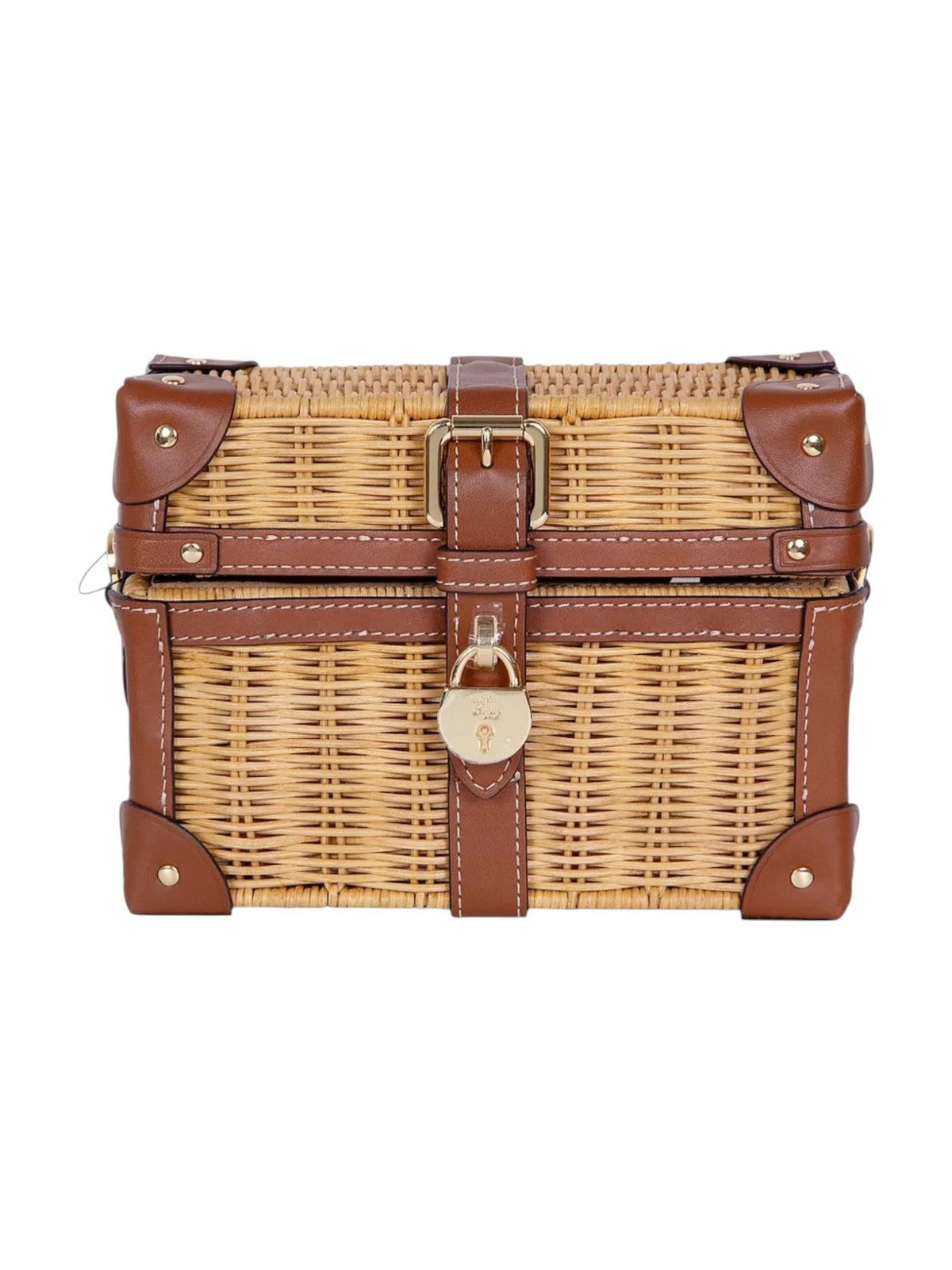 LAUREN RALPH LAUREN Borsa Donna TNNR LUGGAGE-CROSSBODY-SMALL 431P06075 001 LIGHT WALNUT/LAUREN TAN
