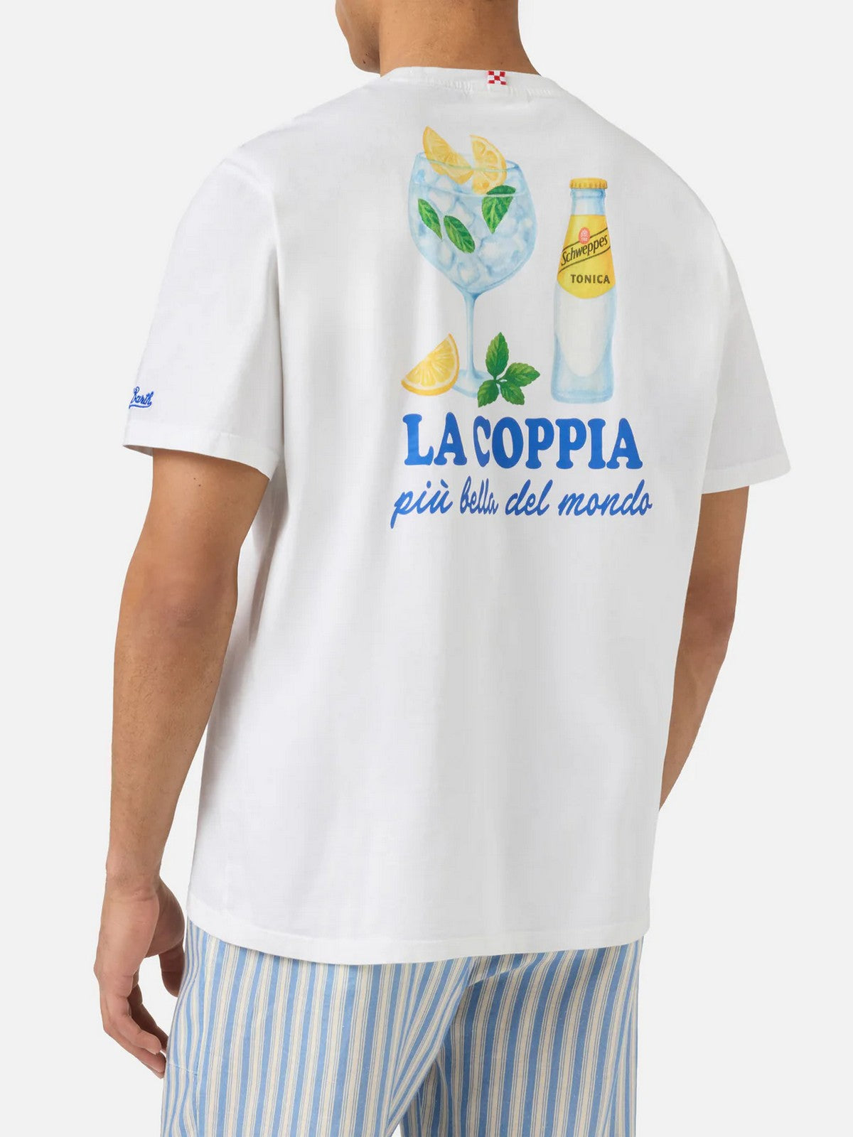MC2 SAINT BARTH T-shirt Uomo PORTLAND 04568L COPPIA SCHWEPPES 01N gioboutiqueweb