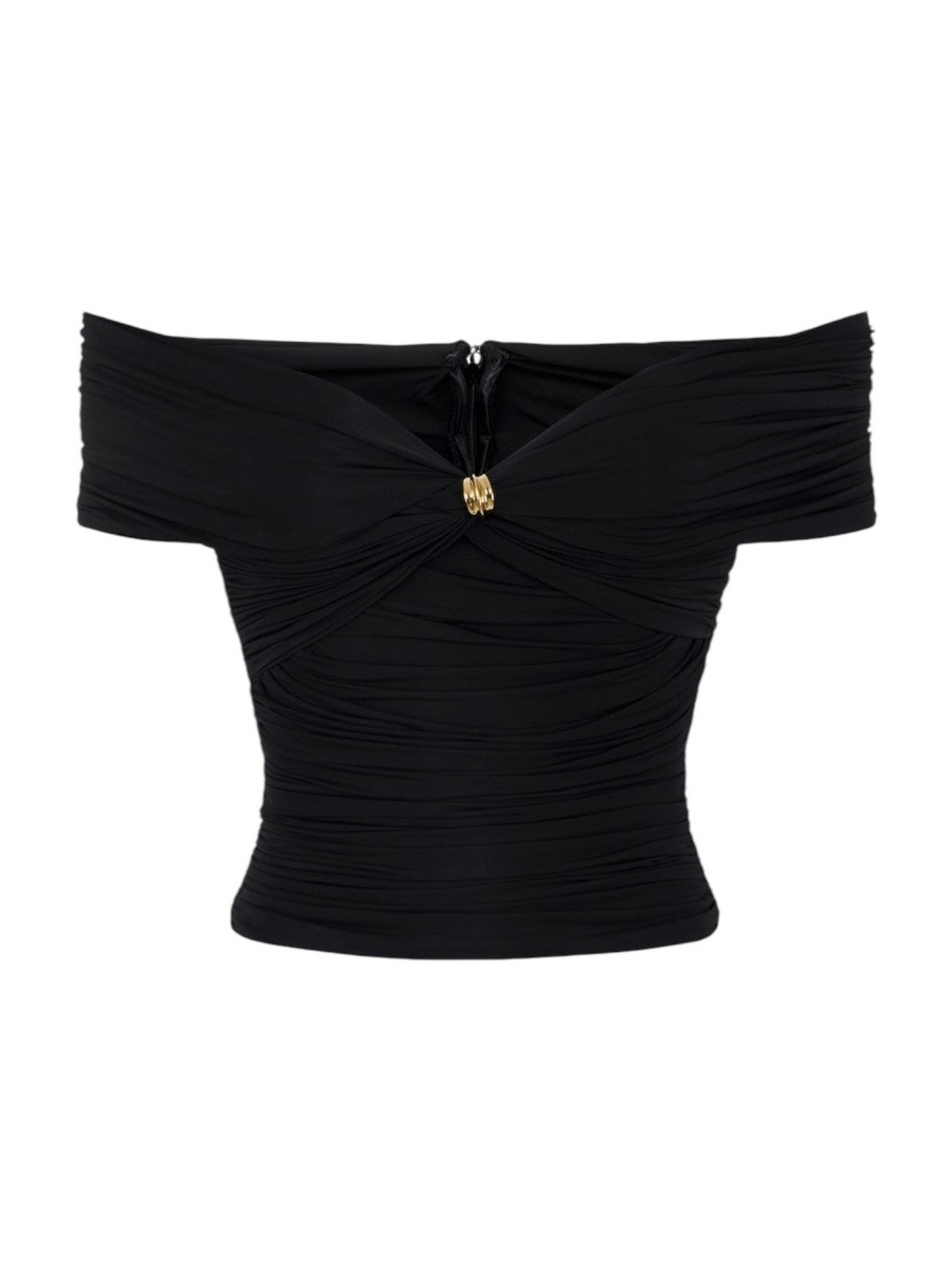 ELISABETTA FRANCHI Top Donna TO03852E2-110 Nero gioboutiqueweb