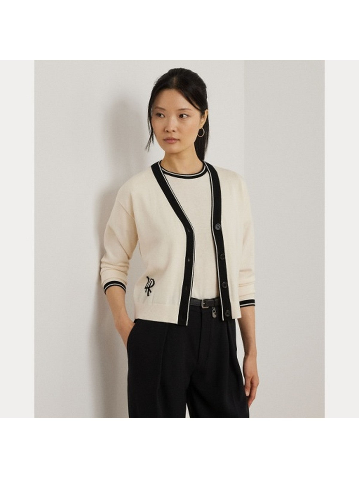 LAUREN RALPH LAUREN Cardigan Donna CADINA 200963660 001 Beige gioboutiqueweb
