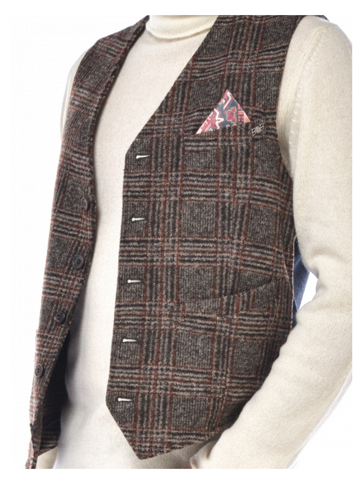 BOB Gilet Uomo A23DRUG377 T377 VAR.1 Grigio