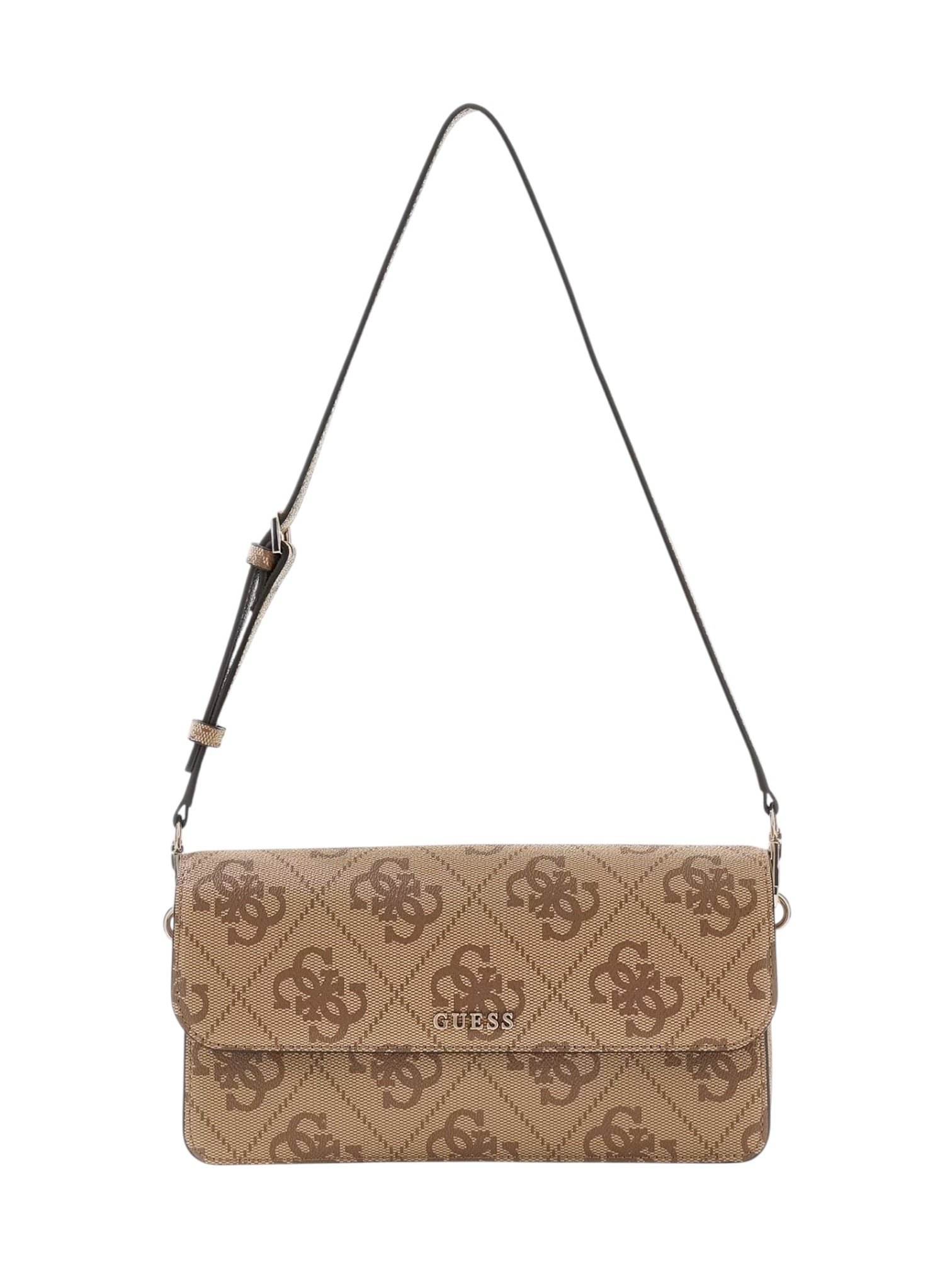 GUESS Borsa Donna SADIE FLAP SHOULDER BAG HWOS81 18190 LTL LATTE LOGO